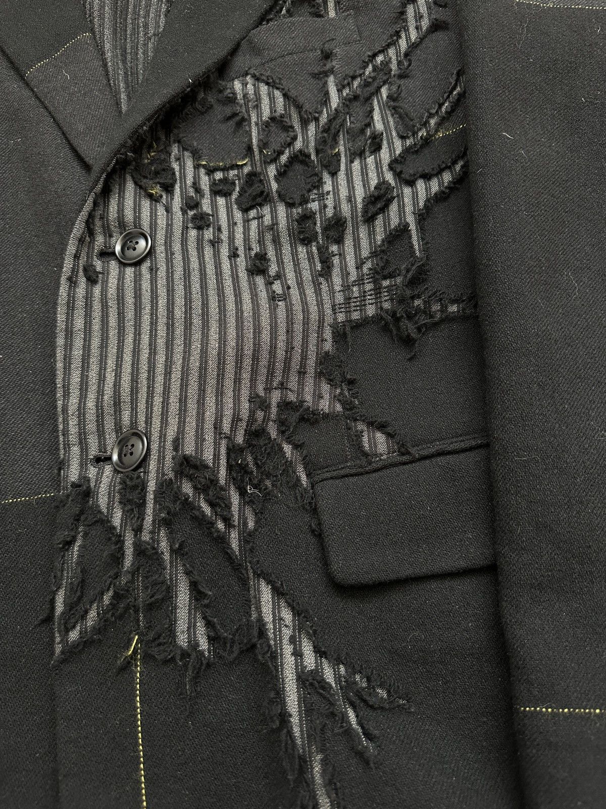 Yohji Yamamoto Yohji Yamamoto 16aw ruined suit Size 50R - 7 Thumbnail