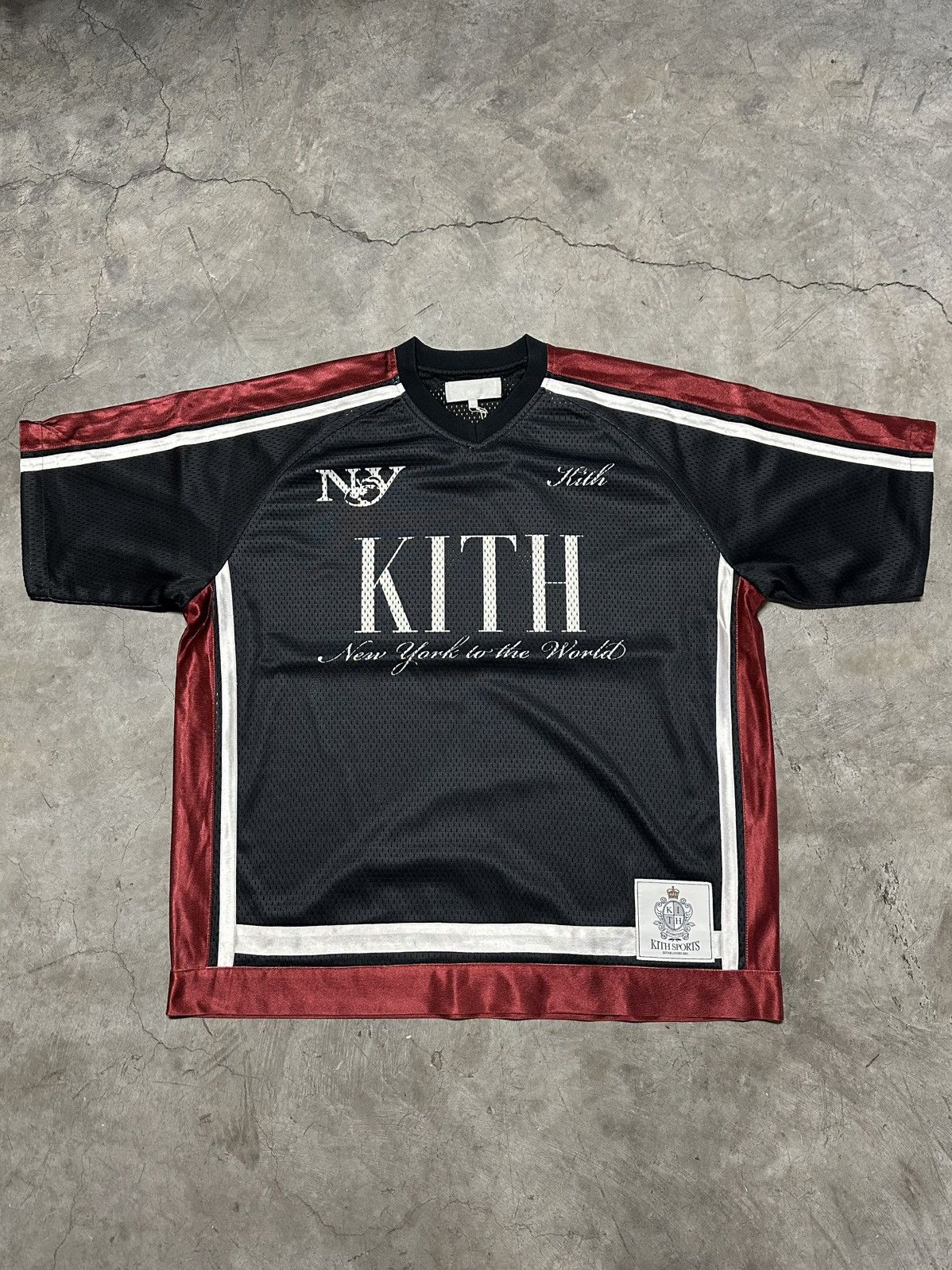 Kith KITH Mesh Leon Jersey “Black” Size US L / EU 52-54 / 3 - 1 Thumbnail