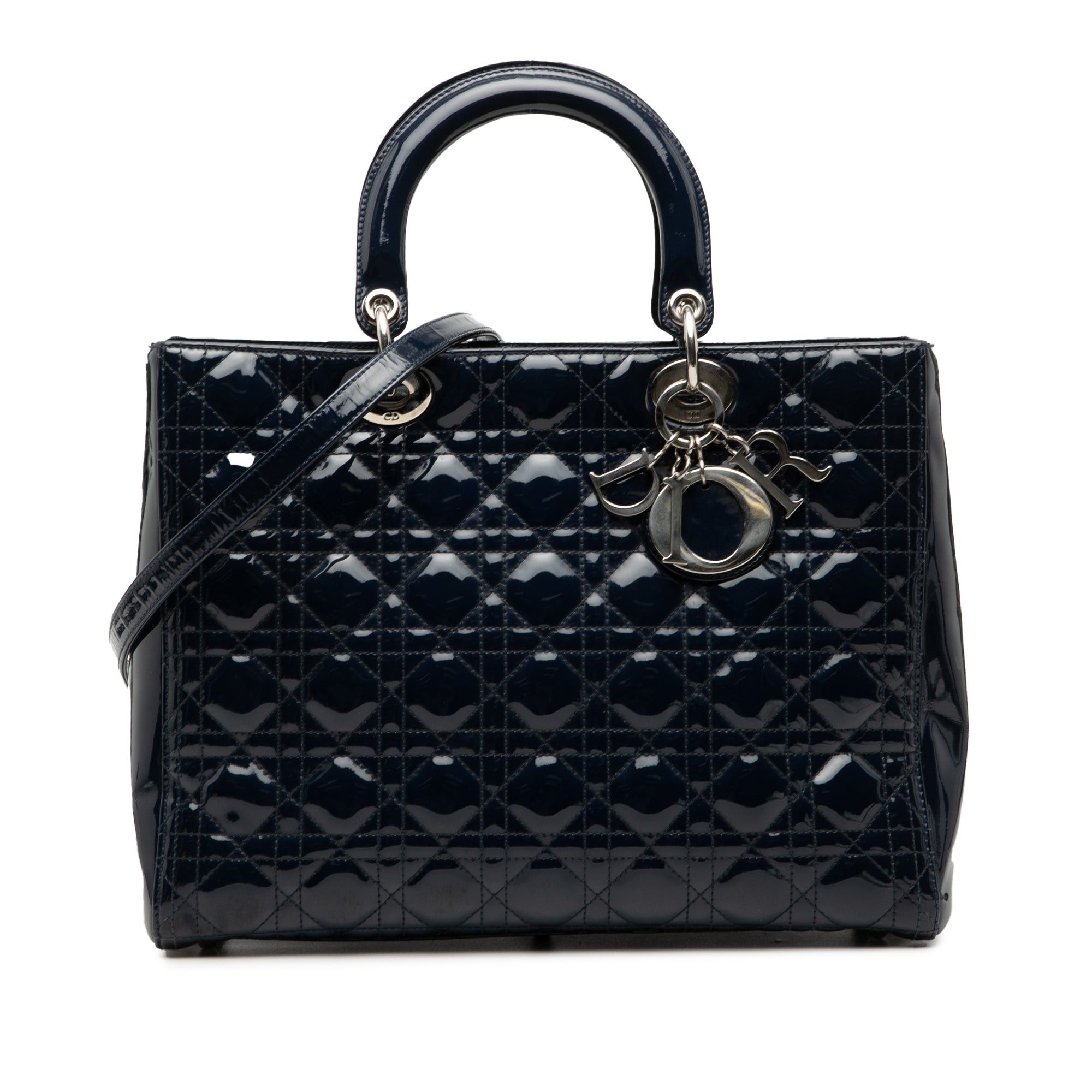 Dior Large Patent Cannage Lady Dior Size ONE SIZE - 1 Thumbnail