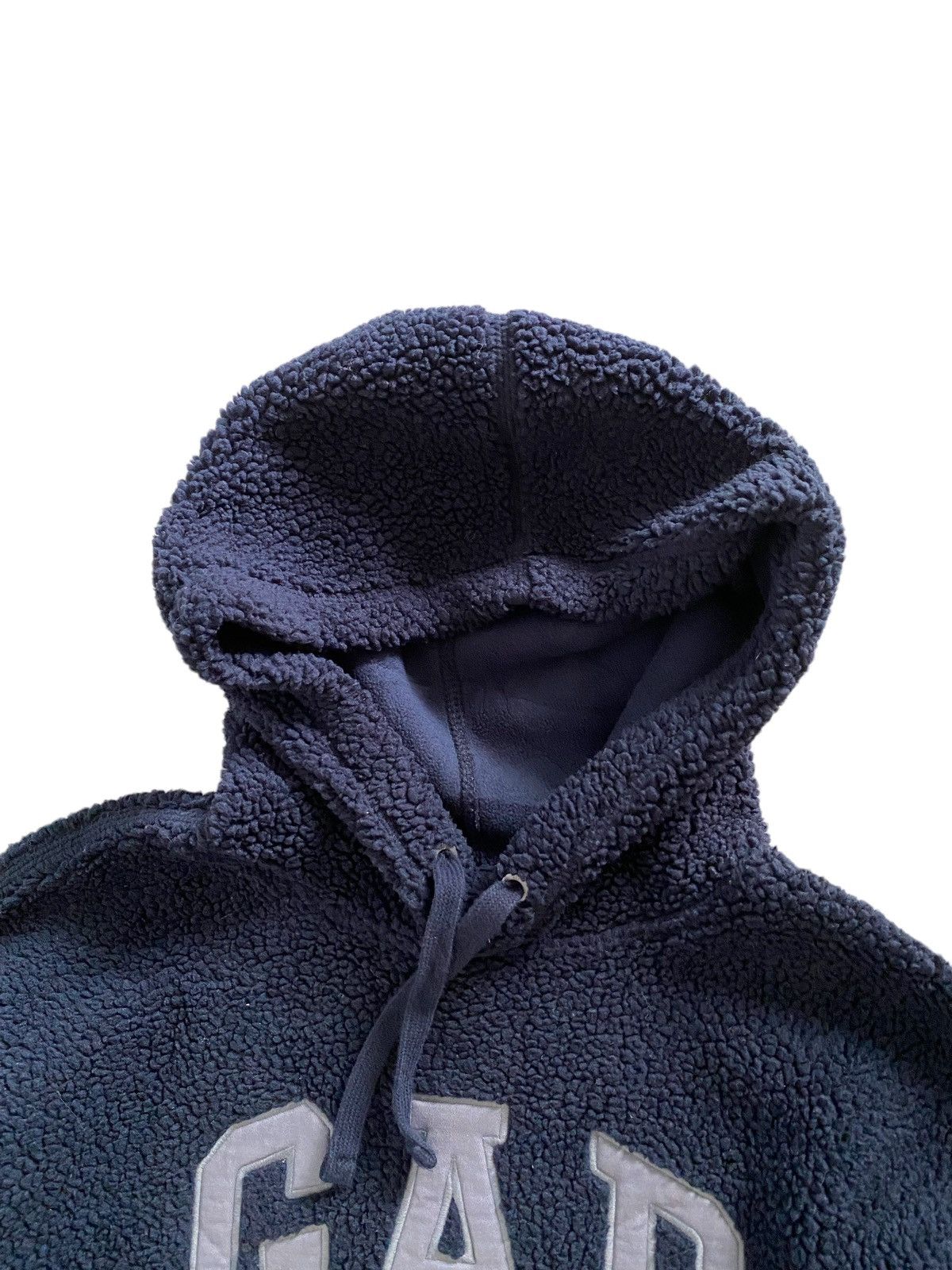 Gap Vintage TravisScott Sherpa fleece Rare Y2K GAP Hoodie Size US L / EU 52-54 / 3 - 8 Thumbnail