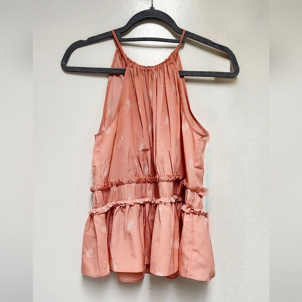 Joie NWT Pink Joie Peplum Tank Size XS / US 0-2 / IT 36-38 - 4 Thumbnail