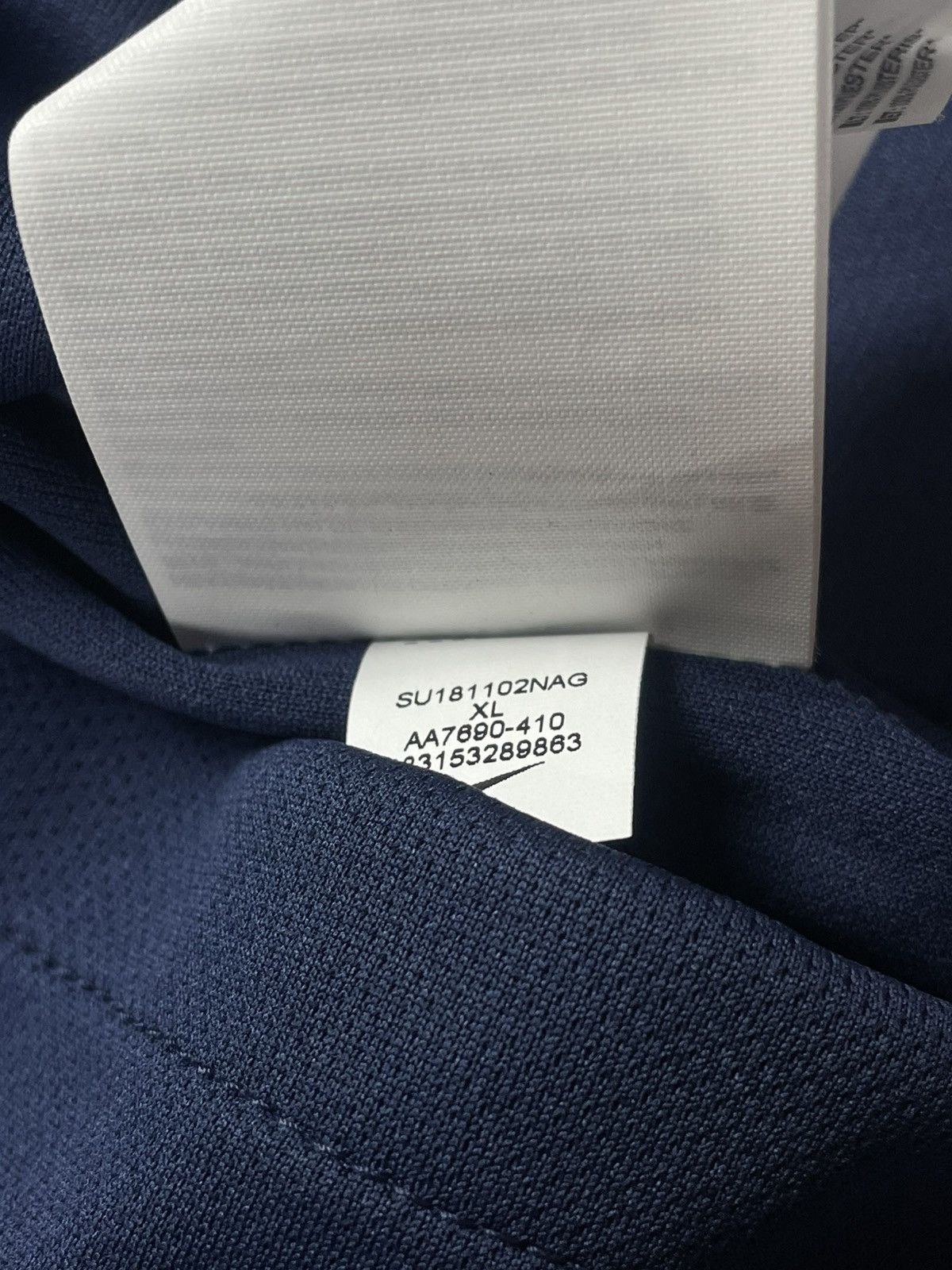Nike Nike XL 2018 Slovakia Home Jersey Navy Original Football Size US XL / EU 56 / 4 - 3 Thumbnail