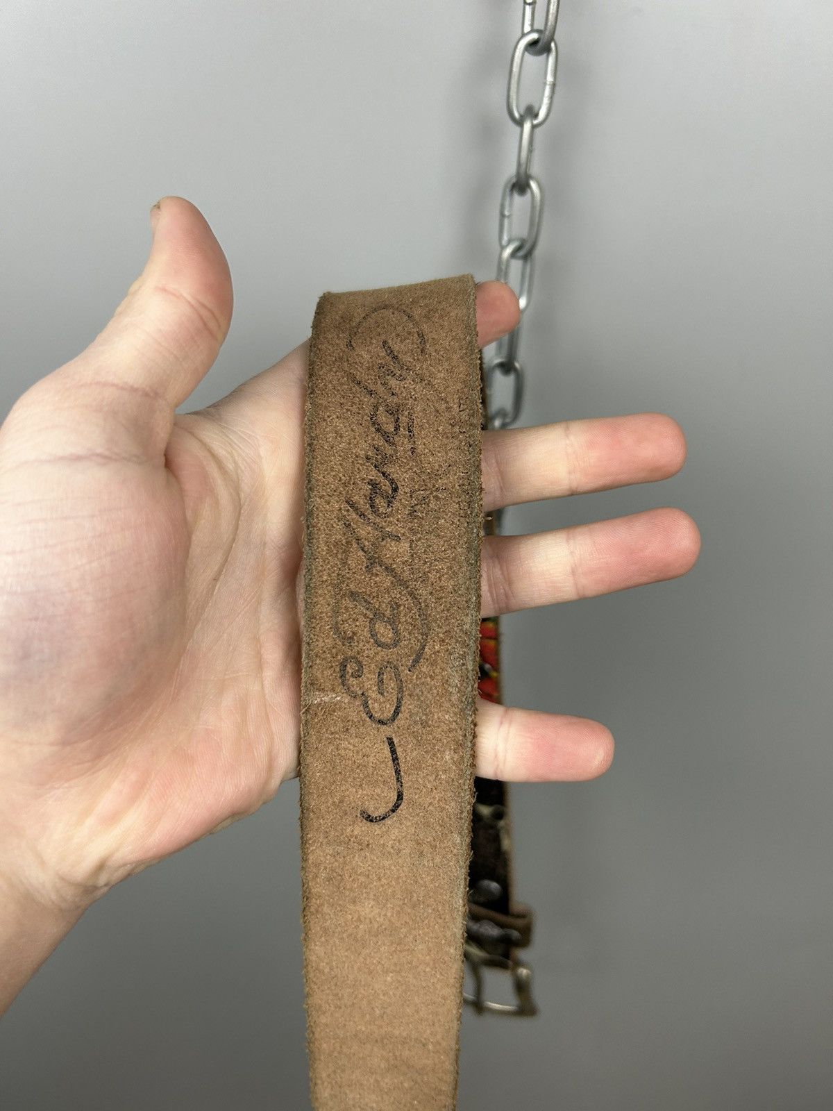 Christian Audigier × Ed Hardy × Vintage Vintage Ed Hardy By Christian Audigier Tattoowear Belt Size ONE SIZE - 6 Thumbnail
