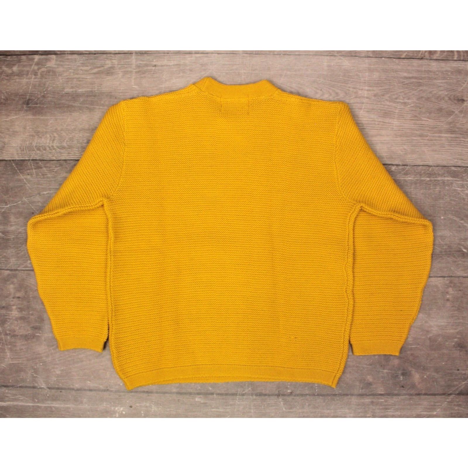 Vintage VTG Brentwood Sweater 50s 60s Wool Yellow Size M Mens Vintage Continent al Pullover/ Sweater Casual Size US M / EU 48-50 / 2 - 2 Thumbnail