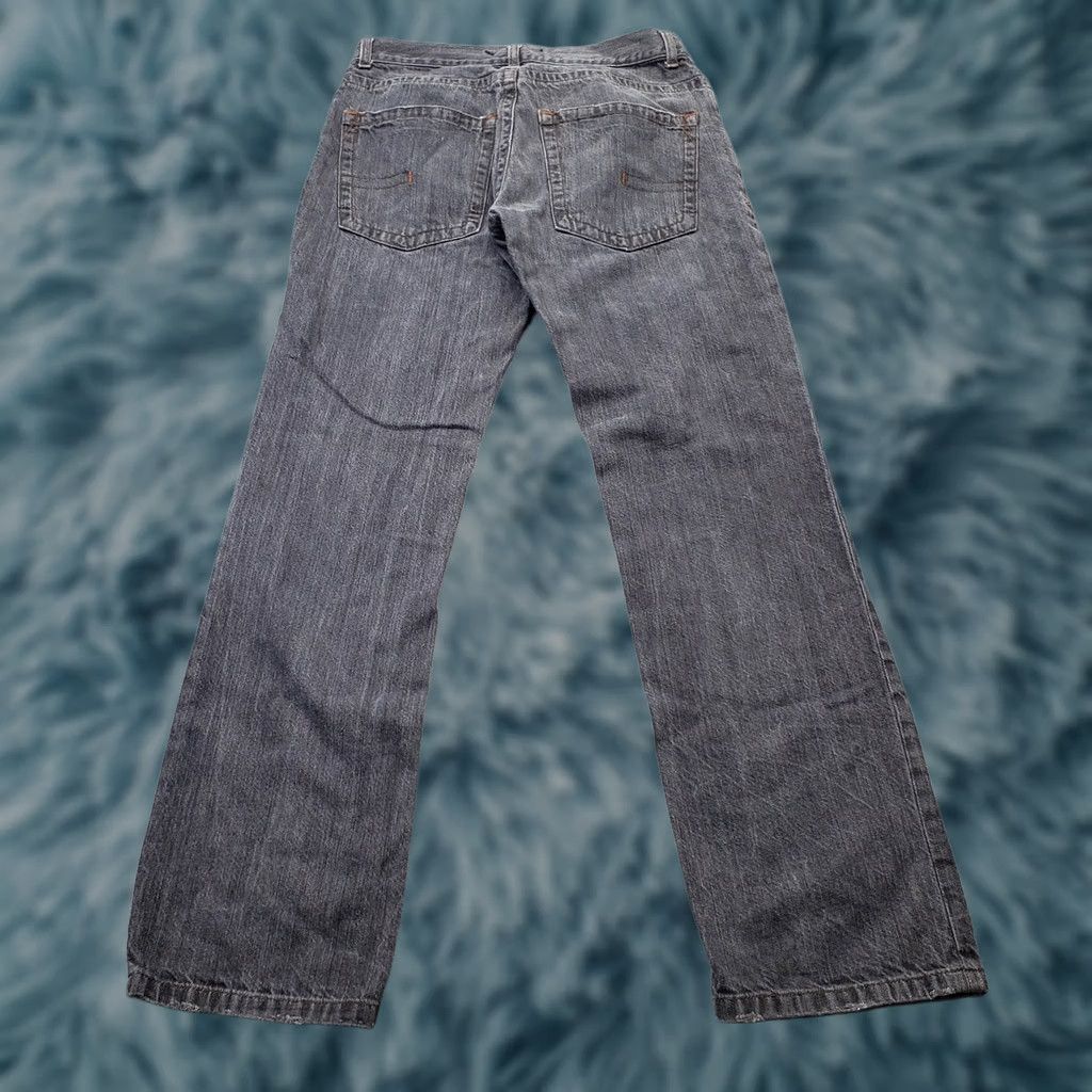 Calvin Klein Calvin Klein Womens Straight Jeans Black Denim Slim Fit 30 Inseam 31.5" 5-Pocket Vintage: No Boho Streetwear Grunge Fashion Size 30" / US 8 / IT 44 - 1 Thumbnail