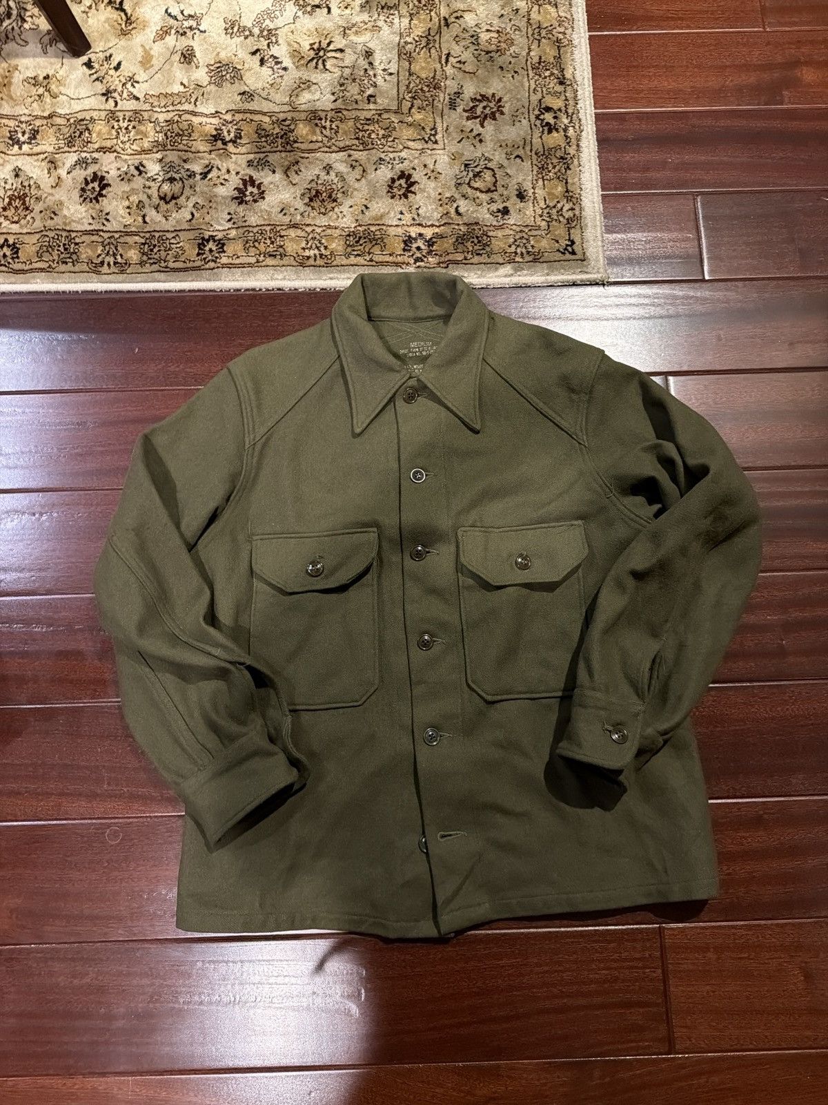 Vintage Vintage Army M-1951 Wool Field Jacket Size US M / EU 48-50 / 2 - 1 Thumbnail