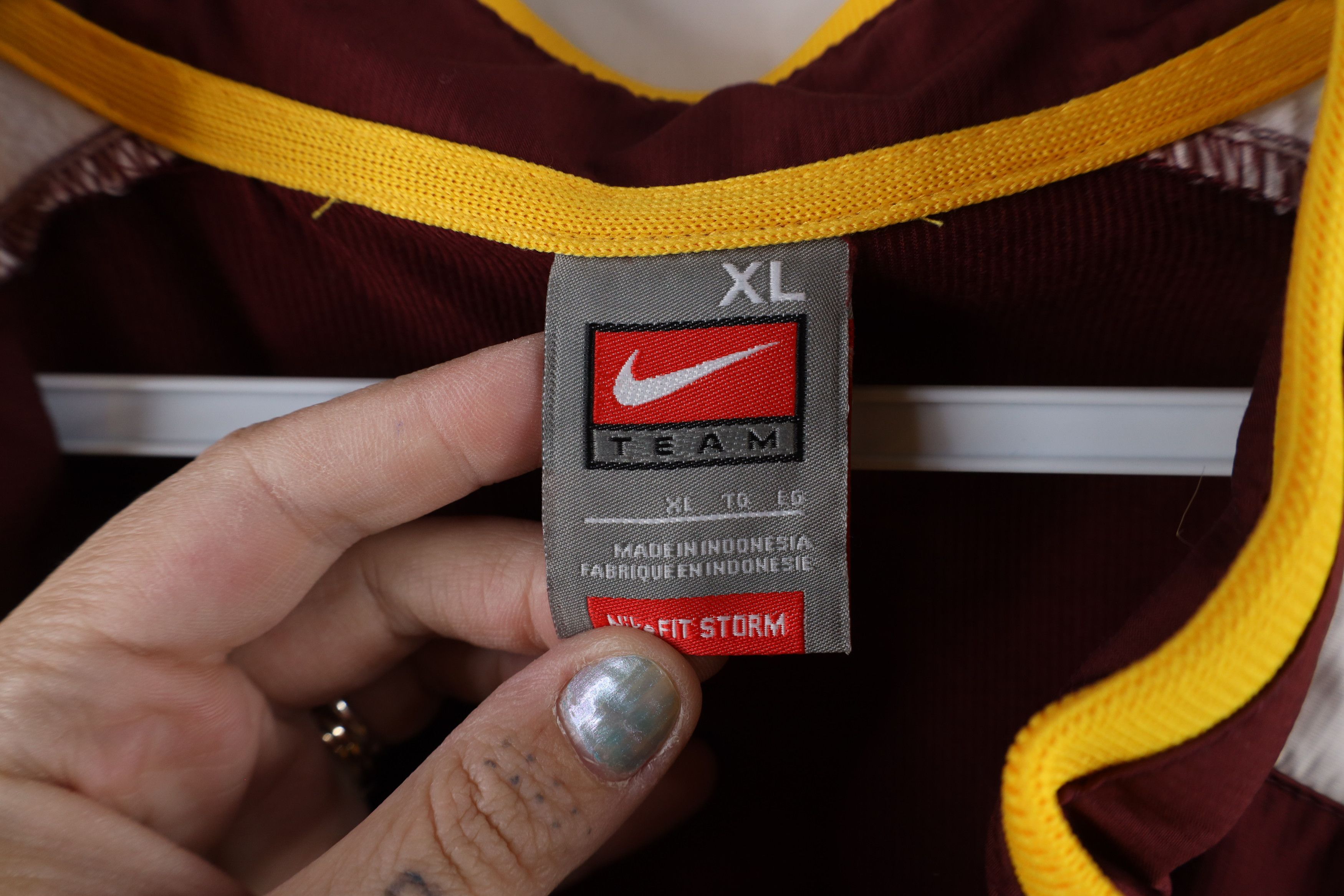 Nike × Vintage Vintage Nike Storm Swoosh Arizona State University Jacket Size US XL / EU 56 / 4 - 10 Thumbnail