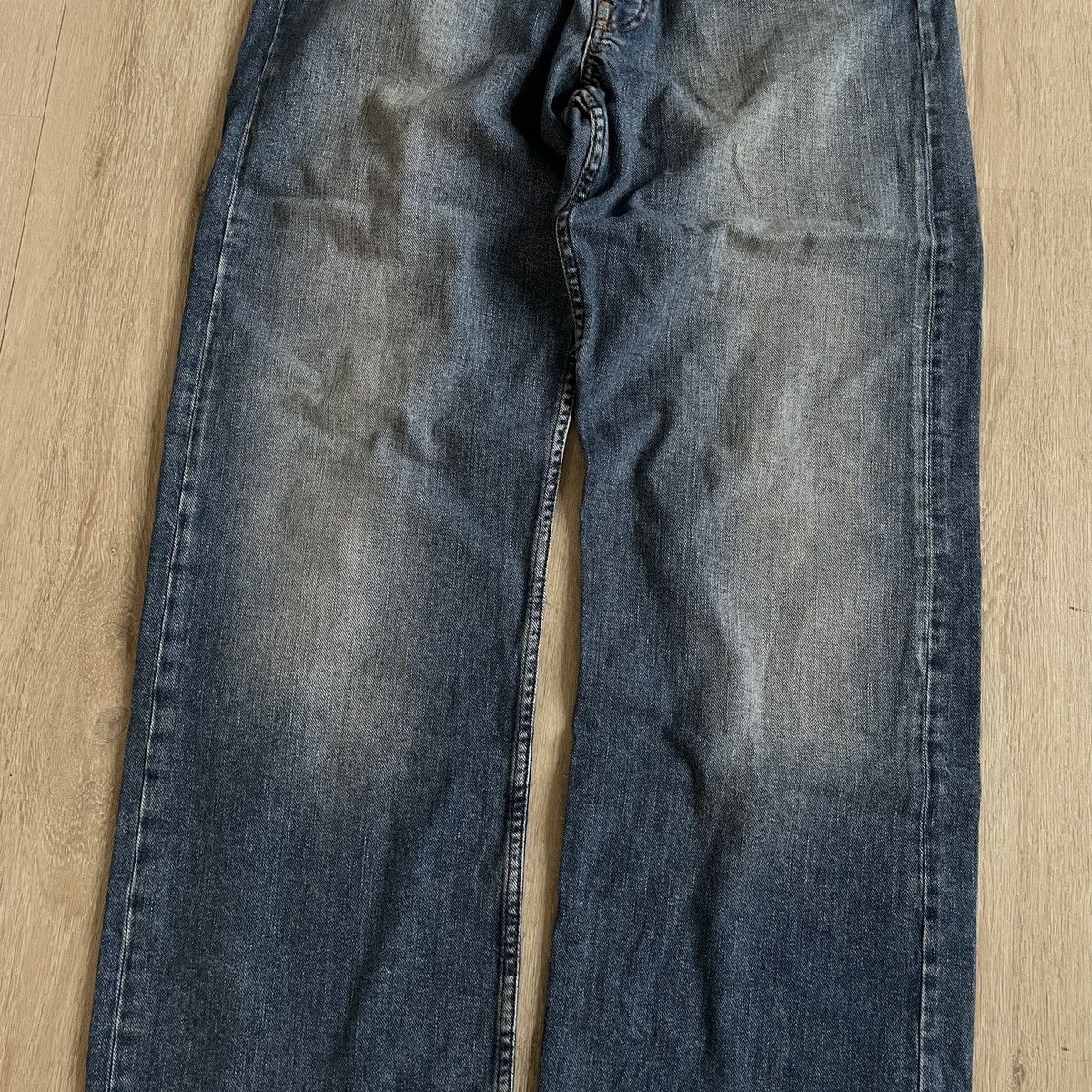Y-3 Y-3 spring 2005 stitched logo jeans Size US 32 / EU 48 - 4 Thumbnail
