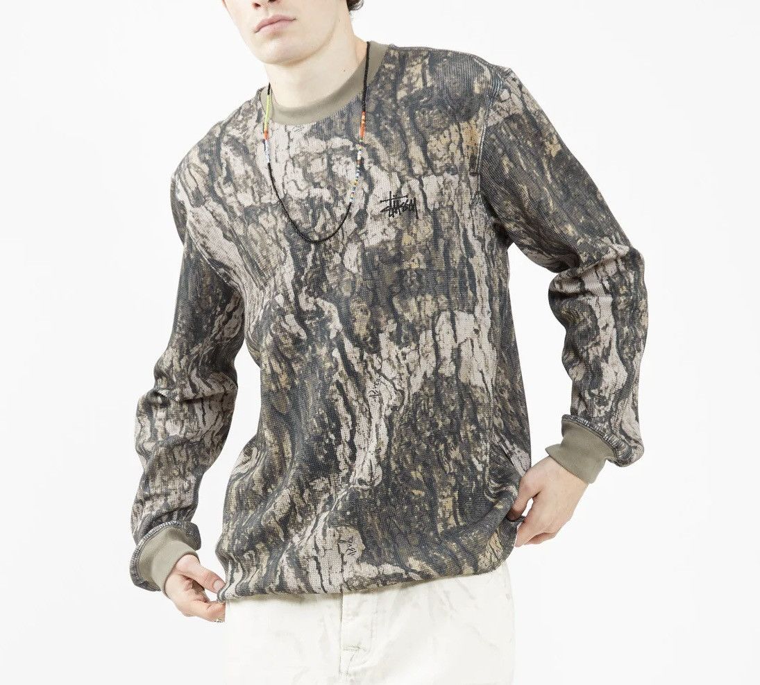 Stussy Stussy Basic Stock Thermal in Relic Camo | Grailed