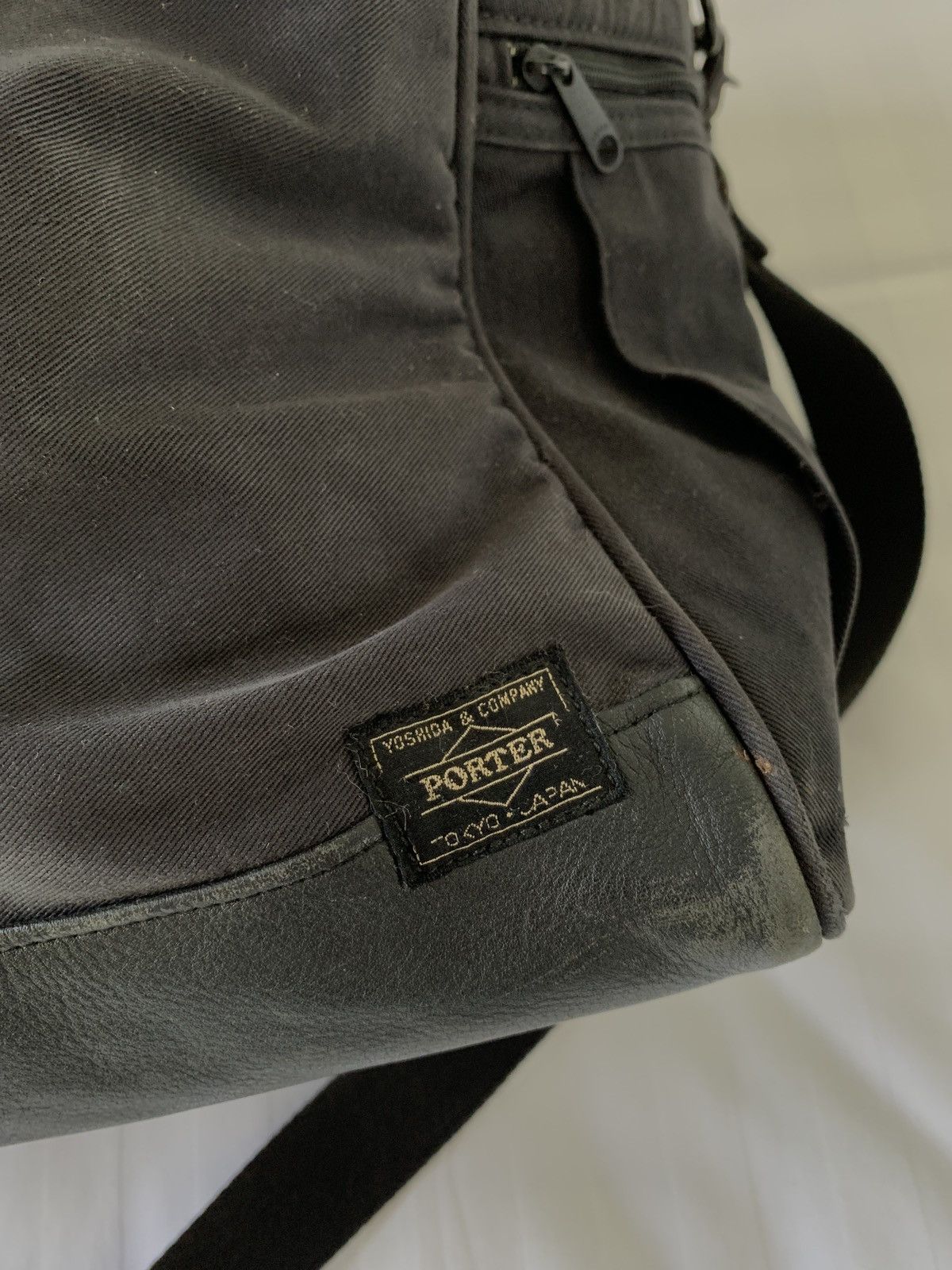 Distressed Porter Tanker 2way Travel Bag