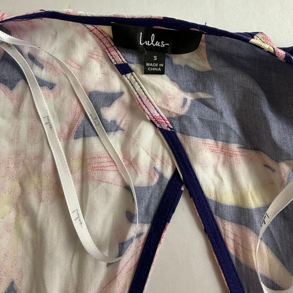 Other Lulus Azalea Regalia Navy Blue Floral Maxi Dress - Size S Size S / US 4 / IT 40 - 11 Thumbnail