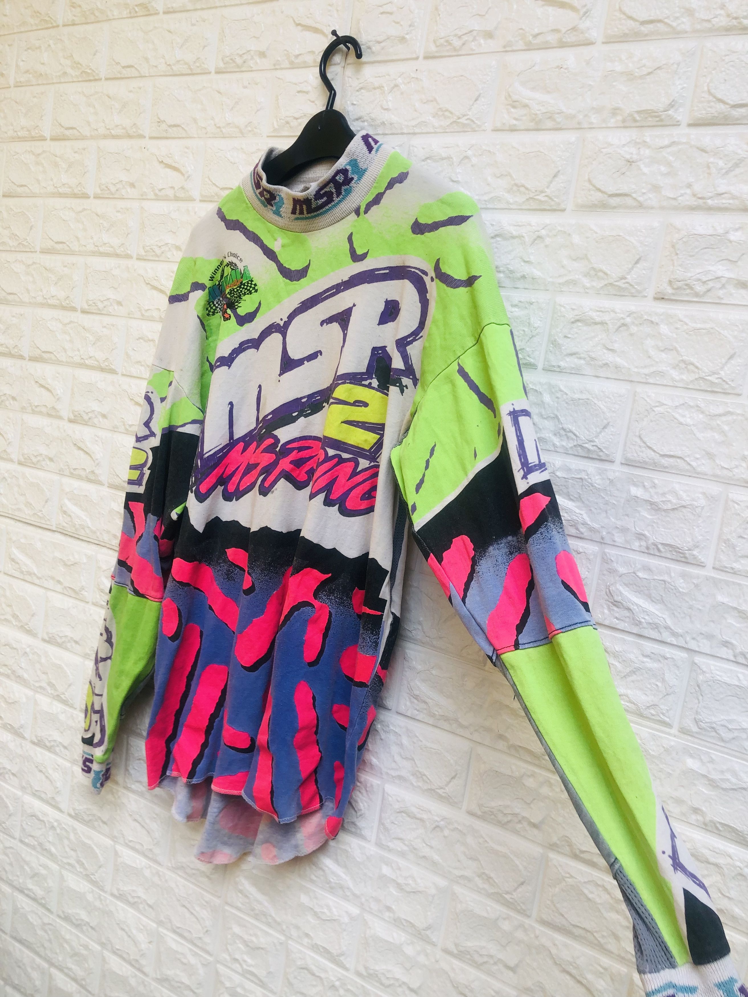 Japanese Brand × Vintage Vintage MSR Racing Motorsport Designer Fashion Style Size US L / EU 52-54 / 3 - 7 Thumbnail
