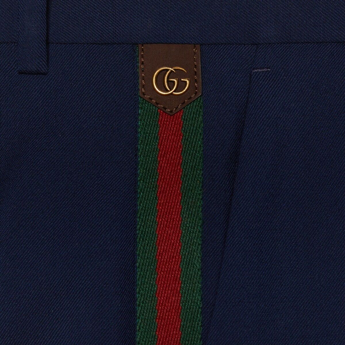 Gucci oc11z1025 Wool Mohair Pant in Blue Size US 28 / EU 44 - 6 Thumbnail