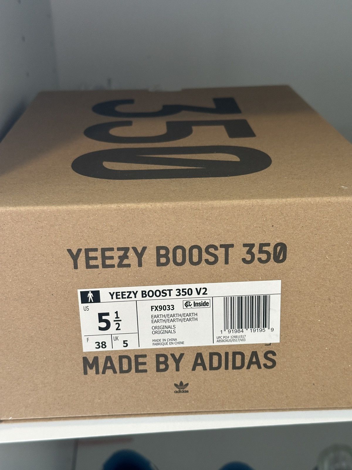 Adidas × Yeezy Yeezy boost 350 V2 Earth - 5.5 US Size US 5.5 / IT 35.5 - 6 Thumbnail