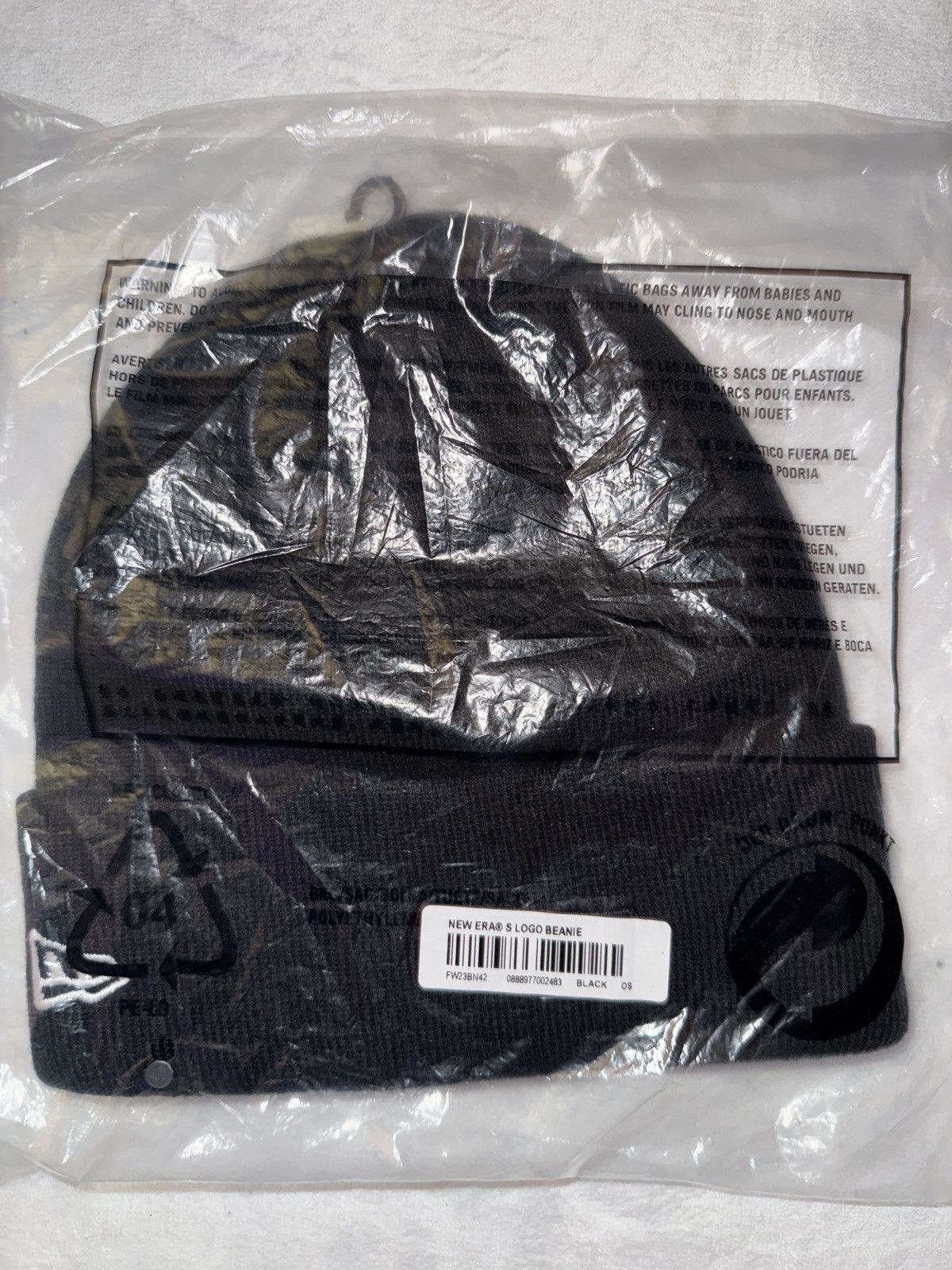 Supreme New era s logo beanie Size ONE SIZE - 2 Thumbnail