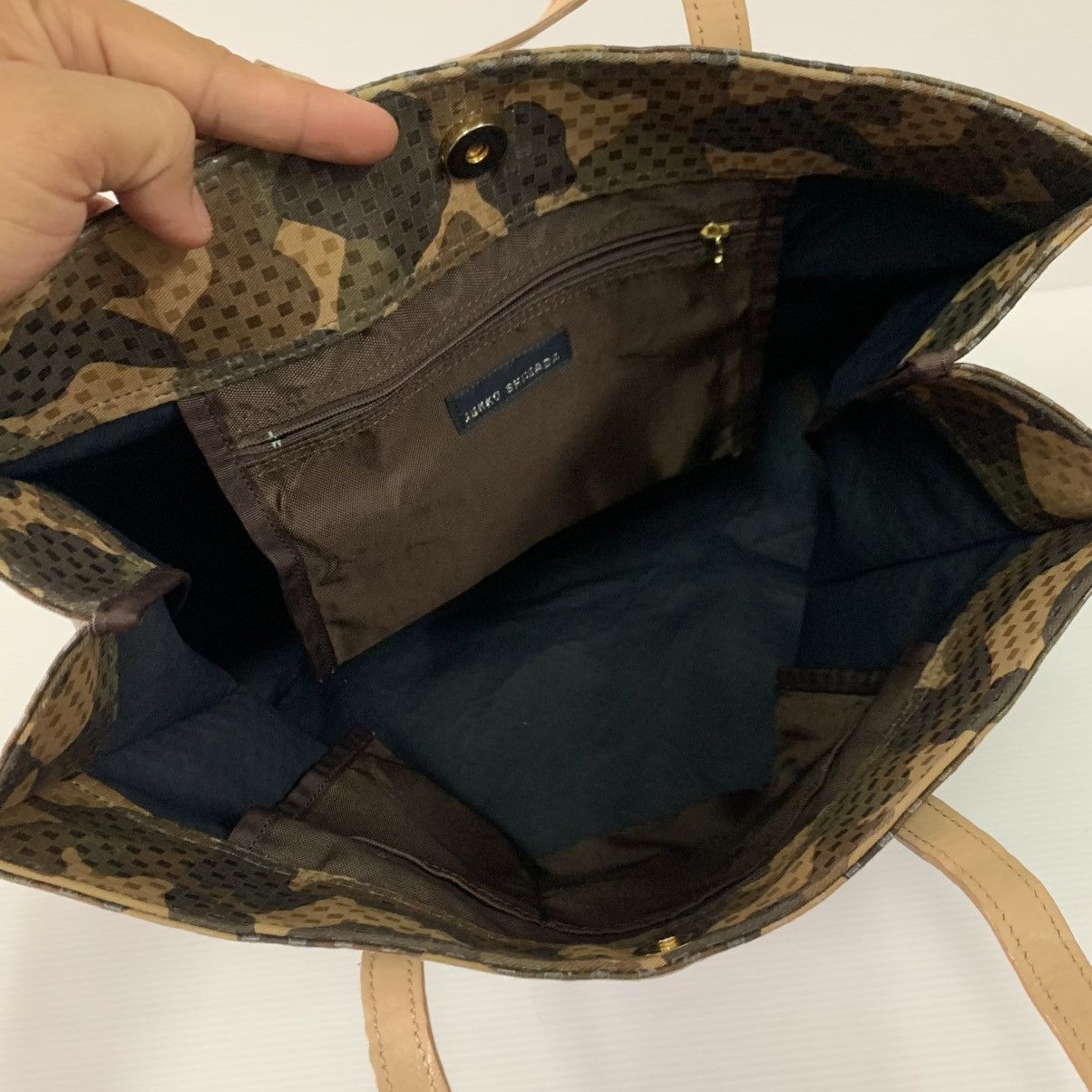 Junko Shimada Junko Shimada Army Design Tote Bag Size ONE SIZE - 7 Thumbnail