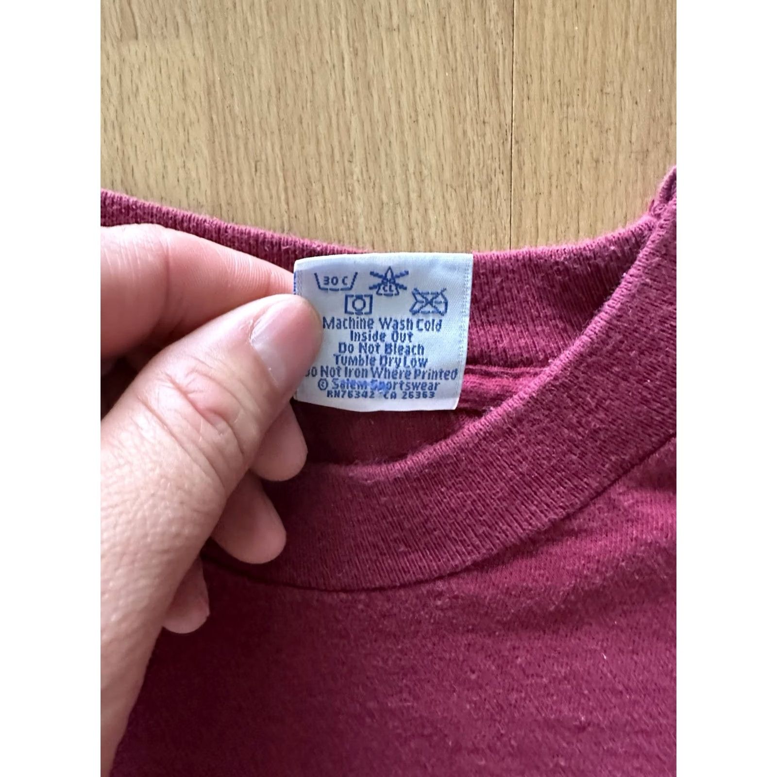 Salem Sportswear VINTAGE Salem Sportswear Florida State Seminoles FSU Shirt Maroon L NCAA 90s Mens Short Sleeve Crew Neck Cotton T-Shirt Size US L / EU 52-54 / 3 - 7 Thumbnail