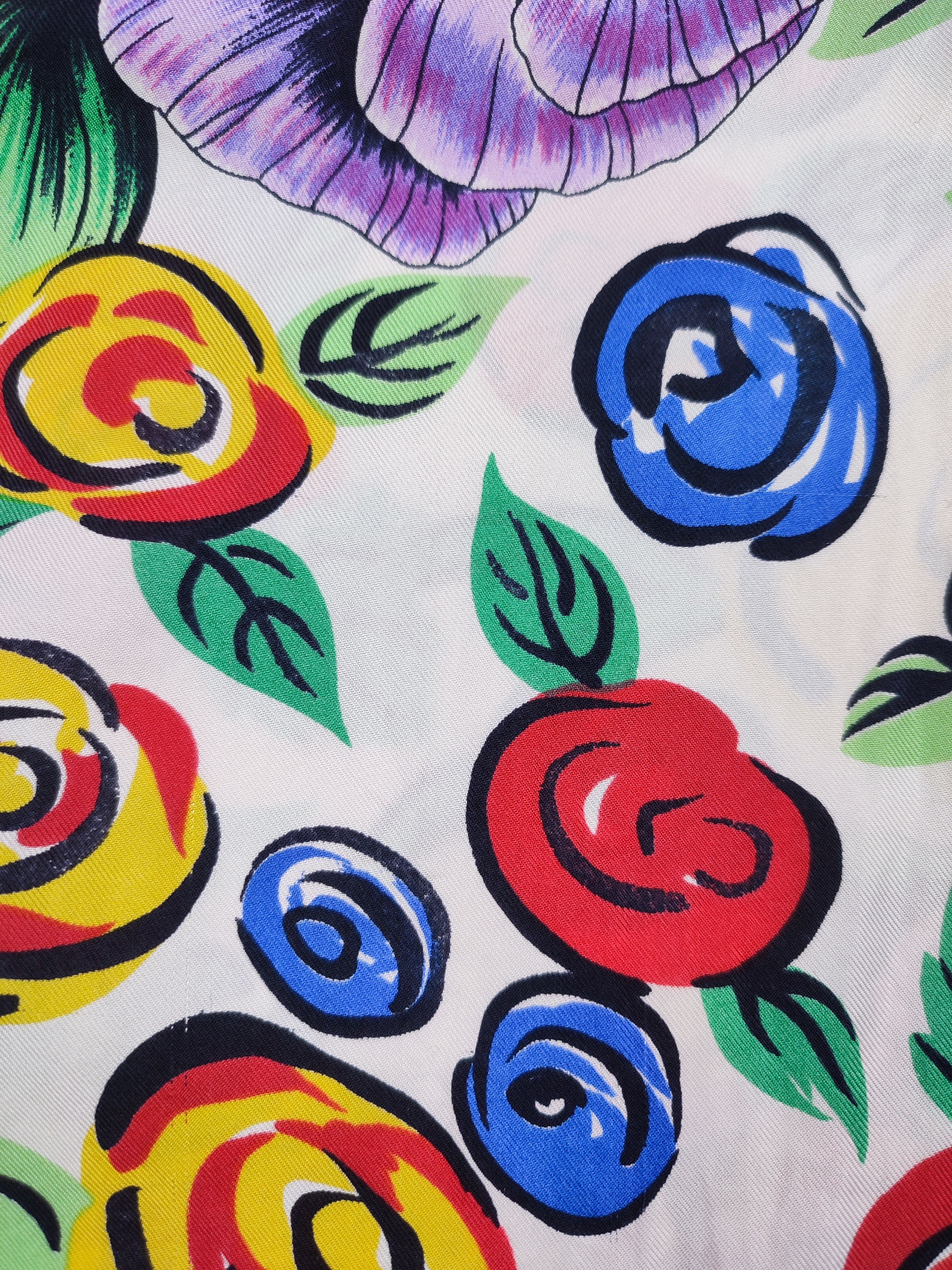 Versace Gianni Versace All Over Print Floral Rayon Shirt Size US M / EU 48-50 / 2 - 11 Thumbnail