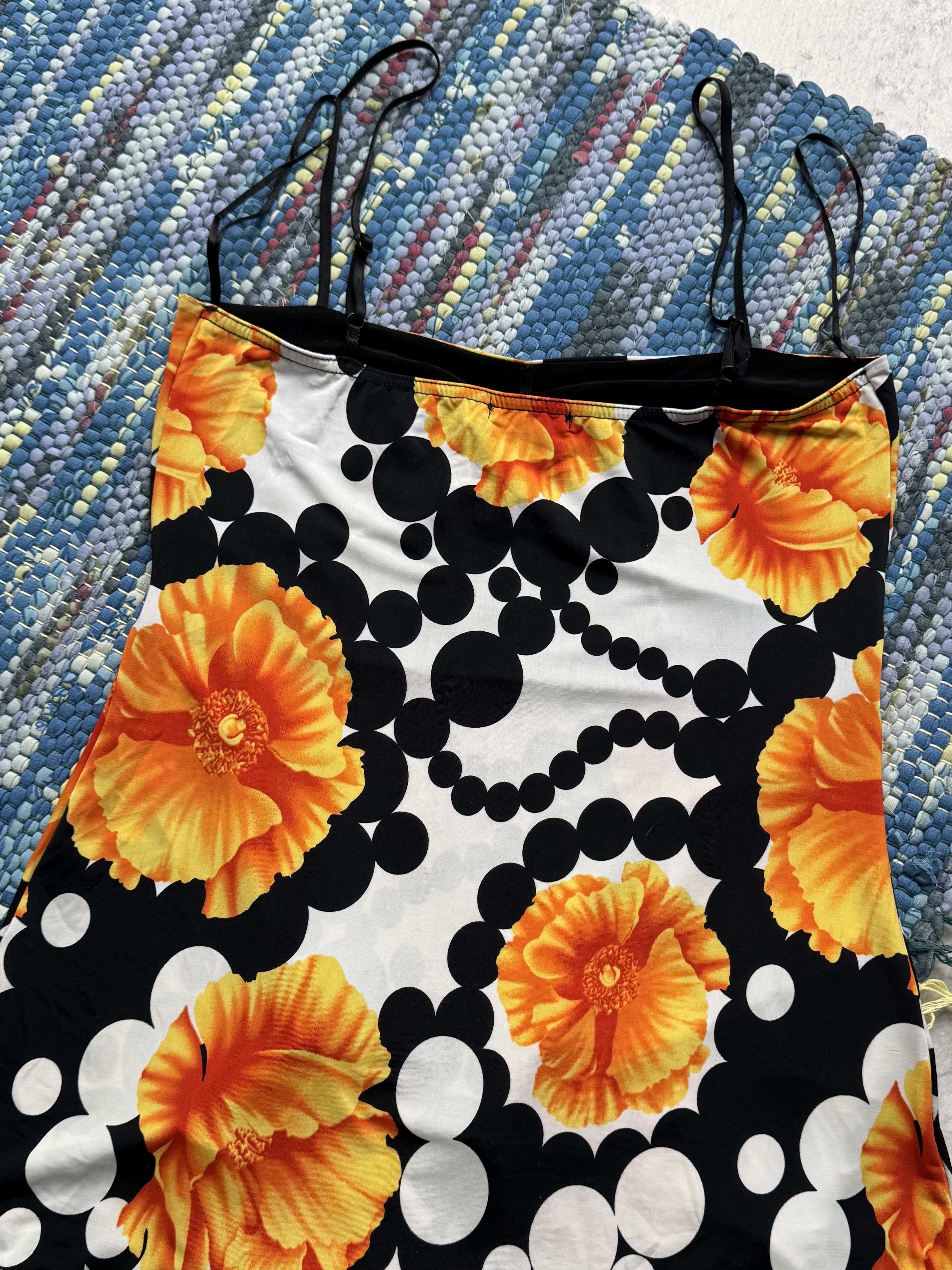 Vintage Vintage Floral Cami Top Polka Dot Wrap Waist Y2K Size XS / US 0-2 / IT 36-38 - 6 Thumbnail