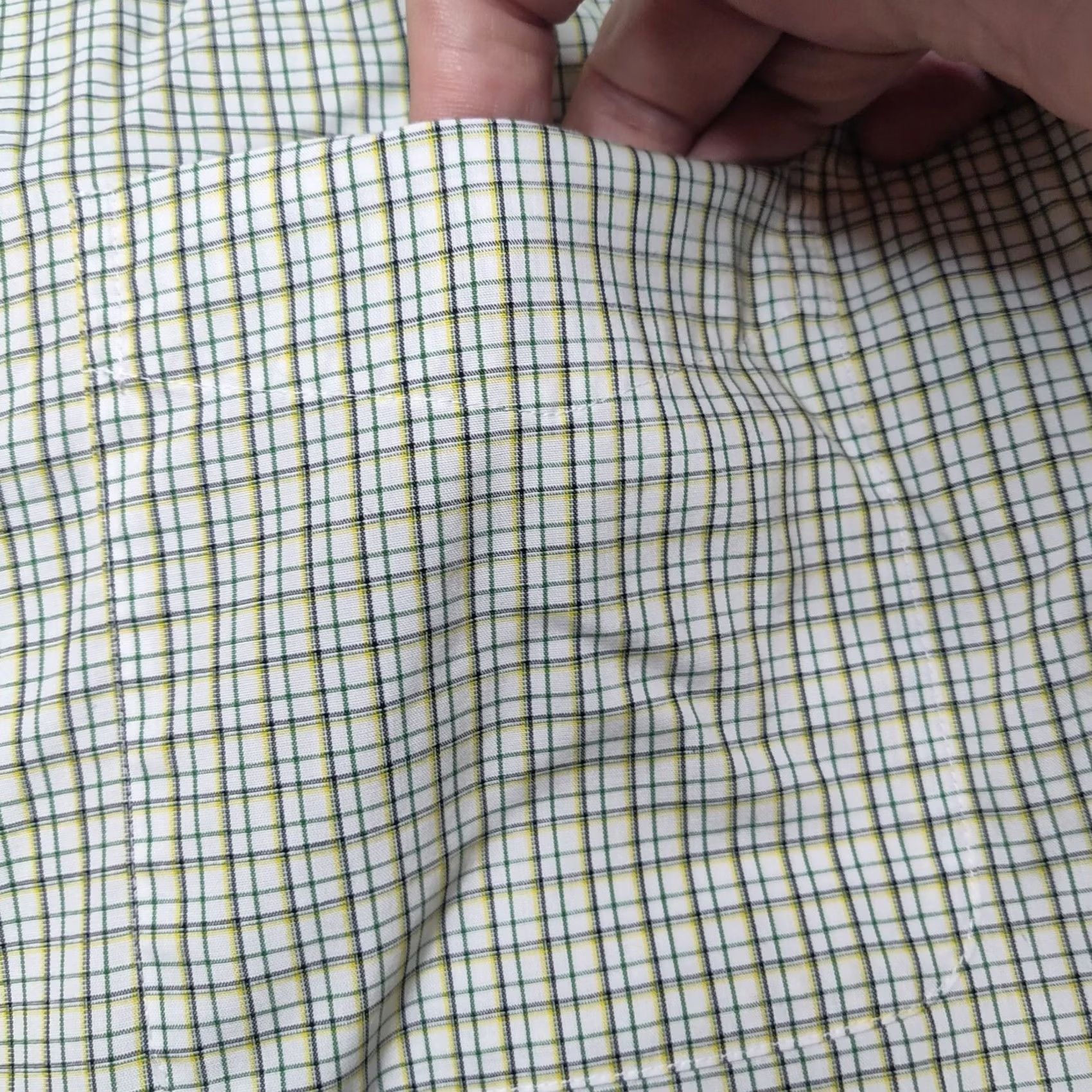 Eddie Bauer VINTAGE Eddie Bauer Shirt Men Big & Tall XLT Wrinkled Free Relaxed Fit Green Check Short Sleeve Button-Up Shirt Size US XL / EU 56 / 4 - 3 Thumbnail
