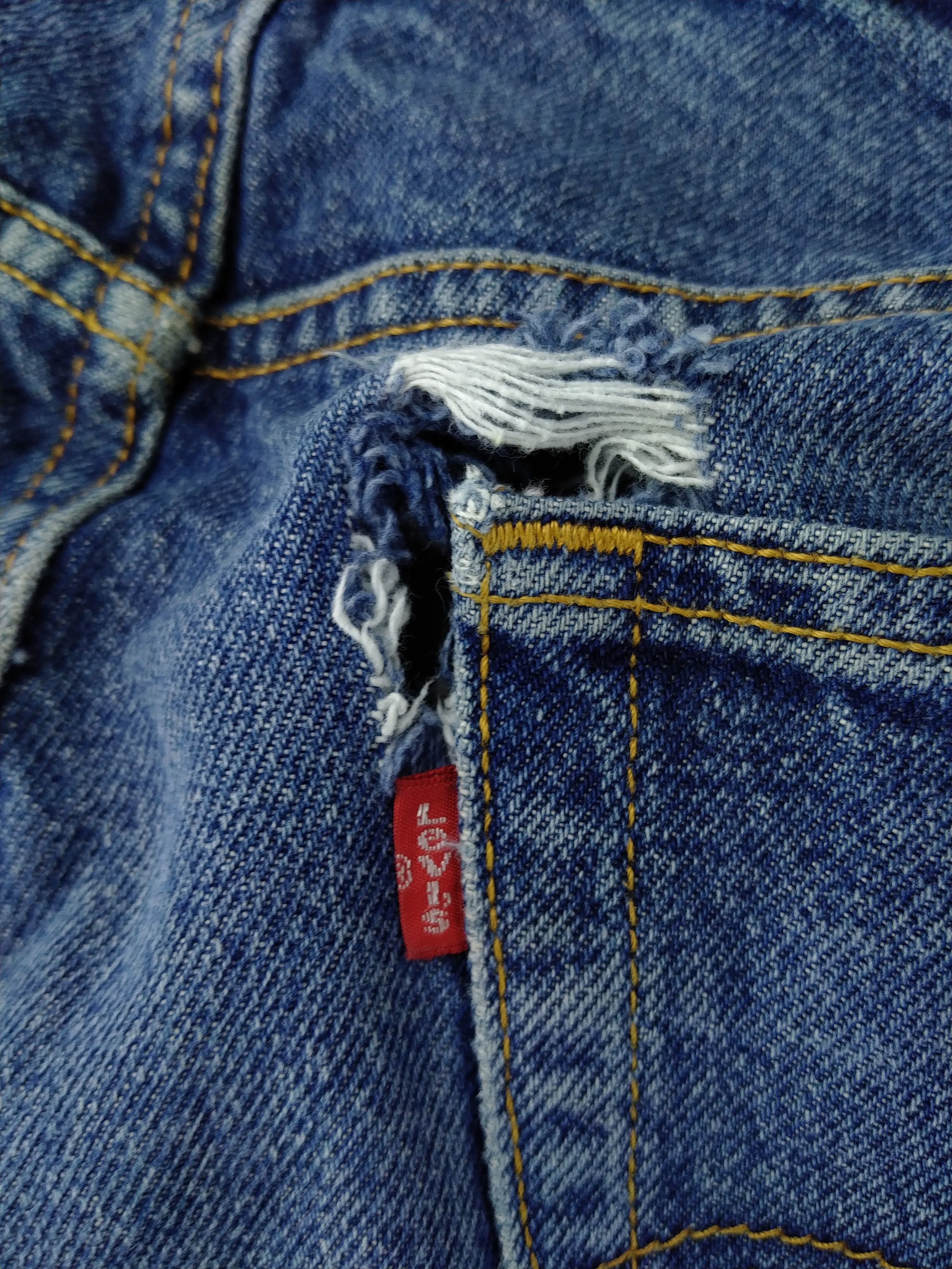 Levi's Blue Vintage Levi's 517 Flare Boot Cut Denim 39x28 -JN414 Size US 39 - 8 Thumbnail