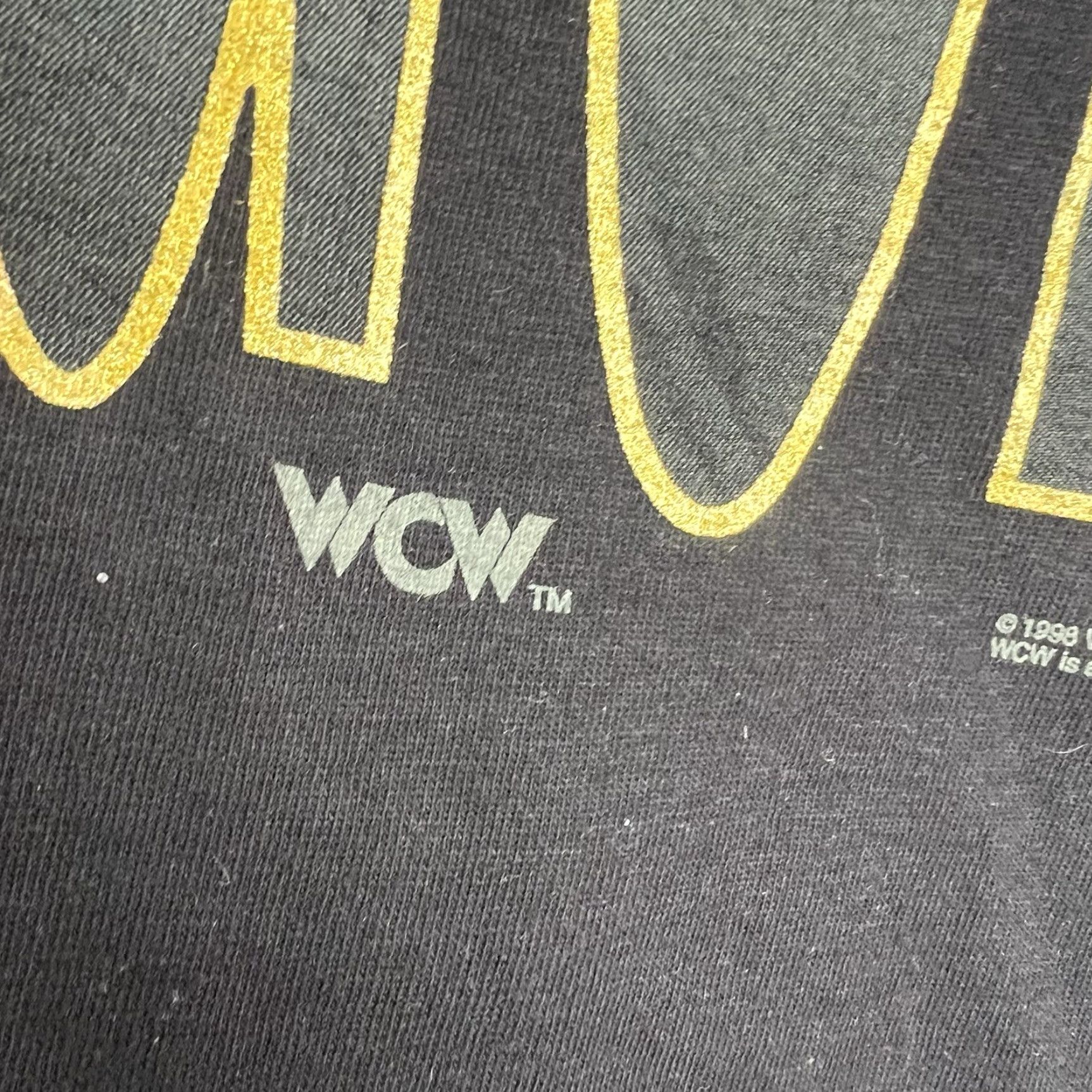 Goldbergh VINTAGE 1998 WCW Goldberg T-Shirt Mens Size L Black Graphic Print Retro Sports Size US L / EU 52-54 / 3 - 5 Thumbnail