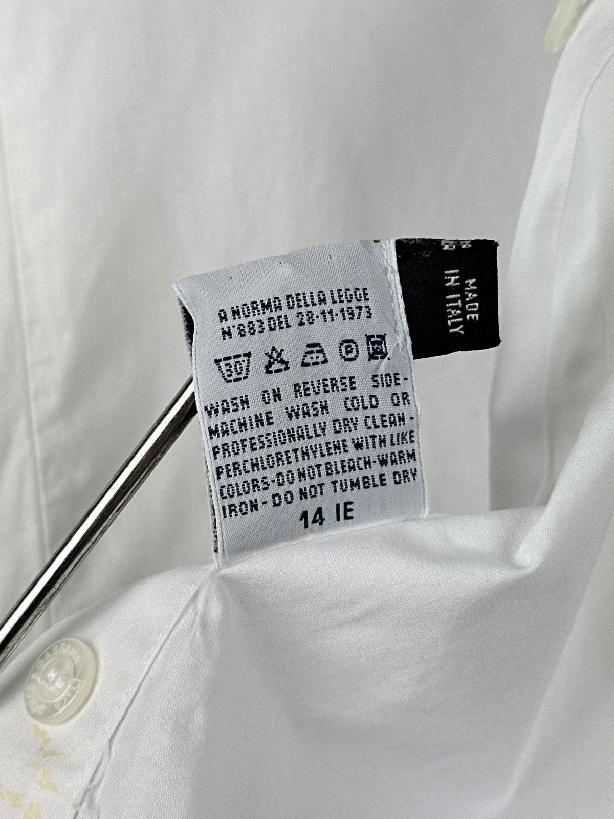 Dolce & Gabbana Vintage Dolce & Gabbana Long Sleeve Shirt White Pocket Size US M / EU 48-50 / 2 - 11 Thumbnail