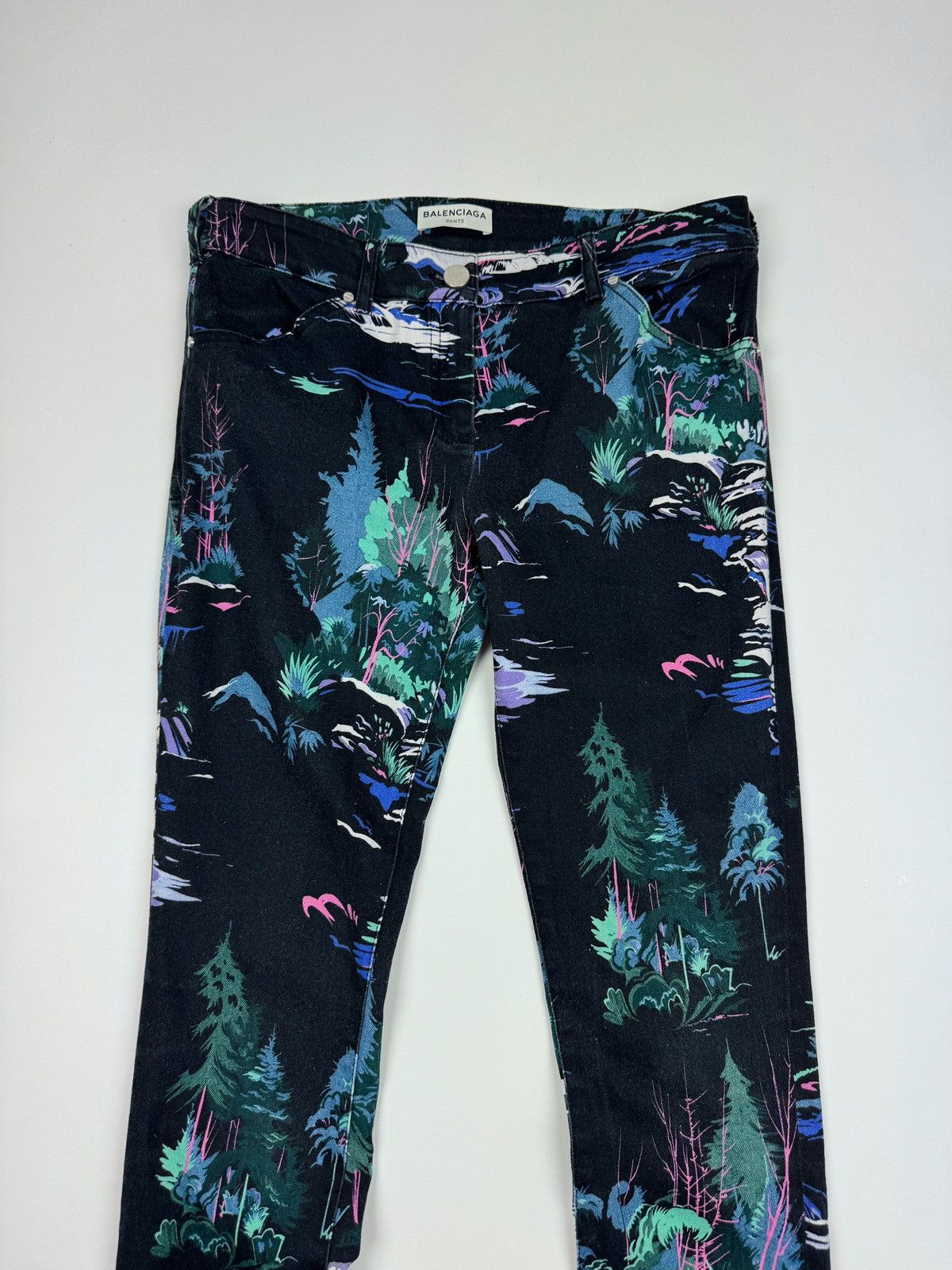 Balenciaga Balenciaga Forest Graphic Skinny Pants Size 26" / US 2 / IT 38 - 6 Thumbnail