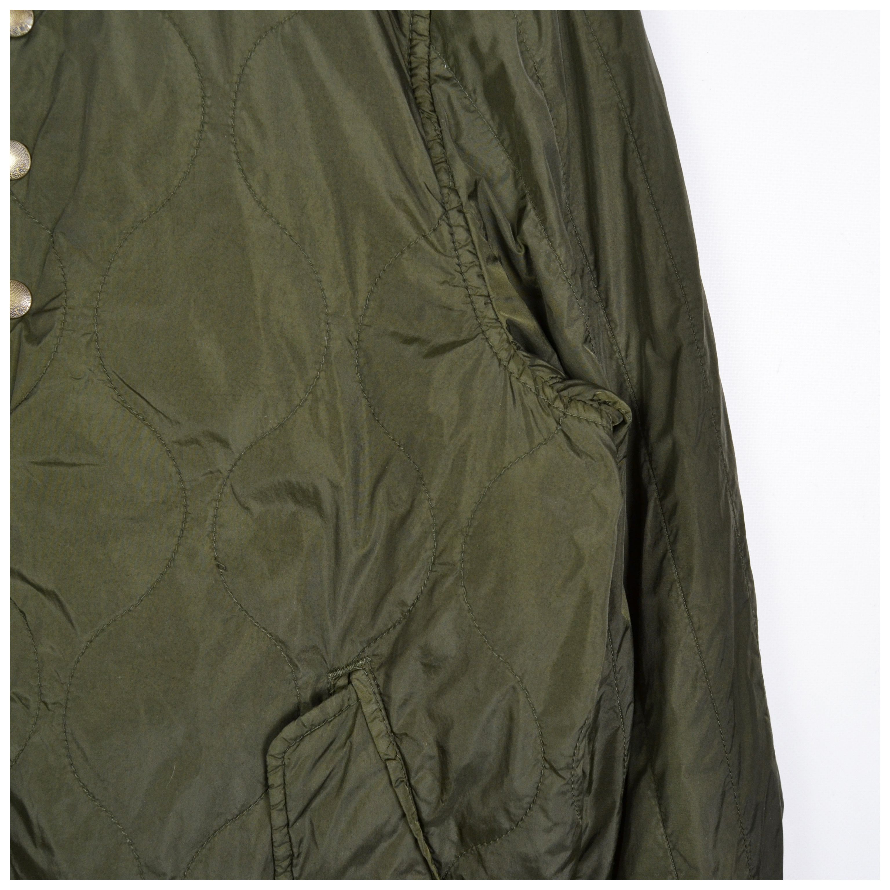 Diesel × Vintage Diesel Co Quilted Bomber Jacket Military Khaki Sz M/L Size US L / EU 52-54 / 3 - 10 Thumbnail
