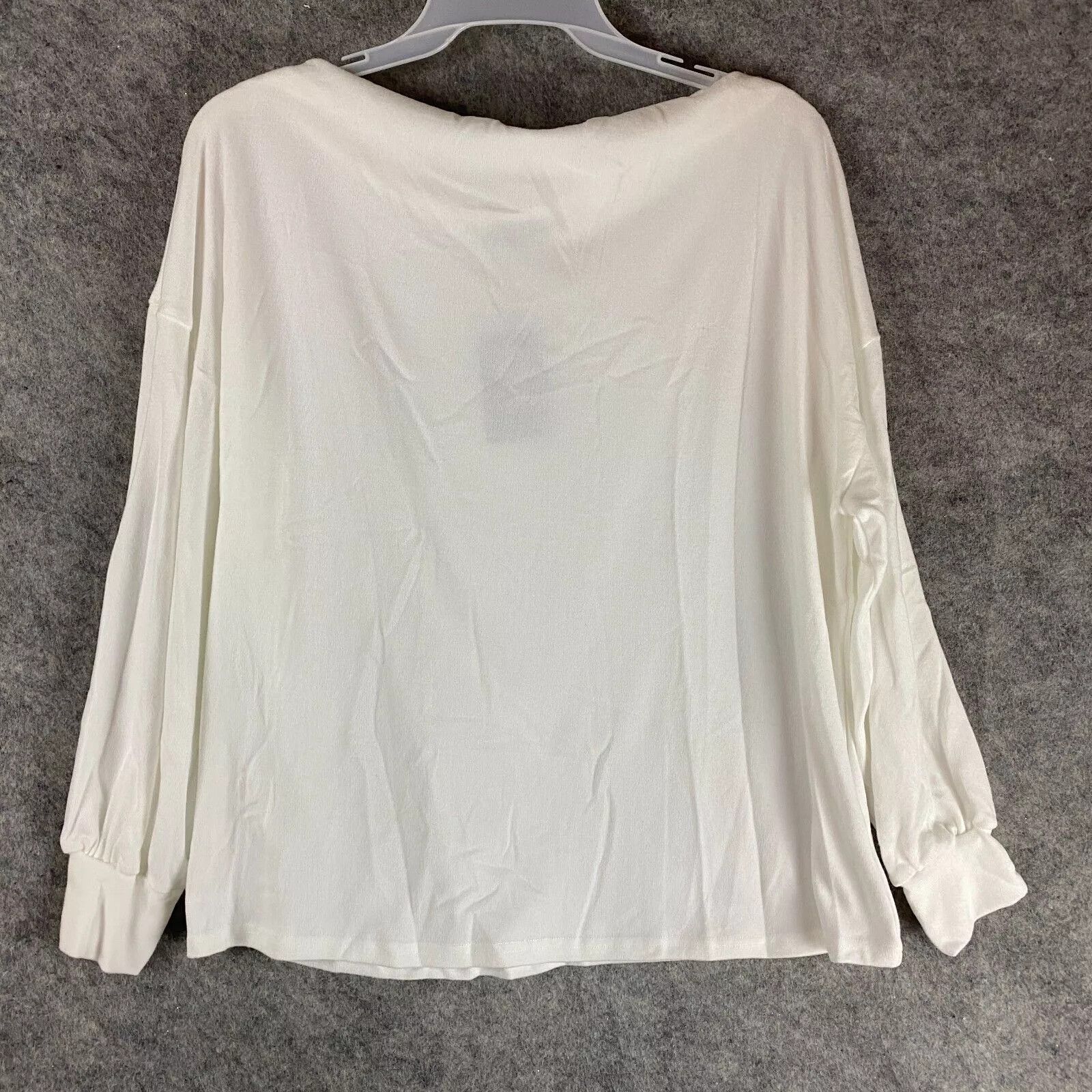 Other Koandaily Blouse XL Women's Long Sleeve NWT White Polyester Size XL / US 12-14 / IT 48-50 - 1 Thumbnail