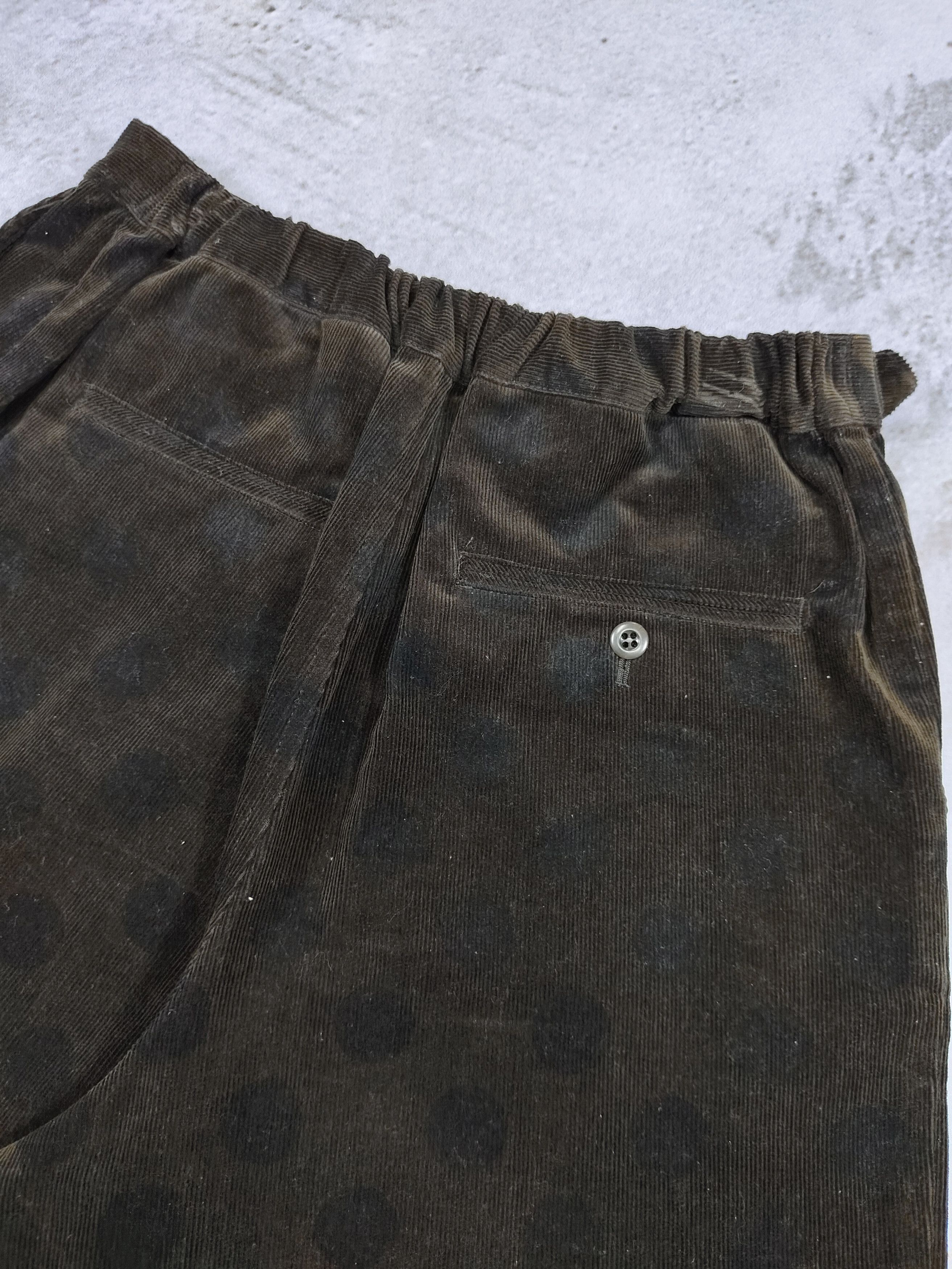 gomme Gomme🇯🇵 Asymmetric Wrap Corduroy Polkadot Culotte Short Size 30" / US 8 / IT 44 - 7 Thumbnail