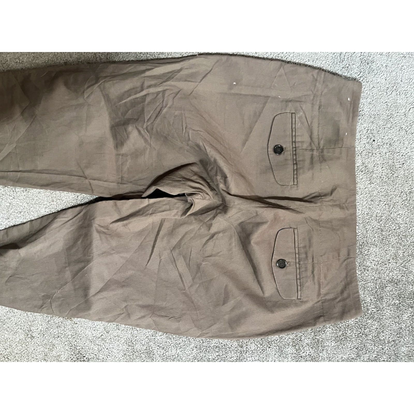 Ann Taylor Ann Taylor LOFT Marisa Womens Capri Pant Brown Flat Front Stretch Size 2P Petite Cotton Blend Size 26" / US 2 / IT 38 - 5 Thumbnail