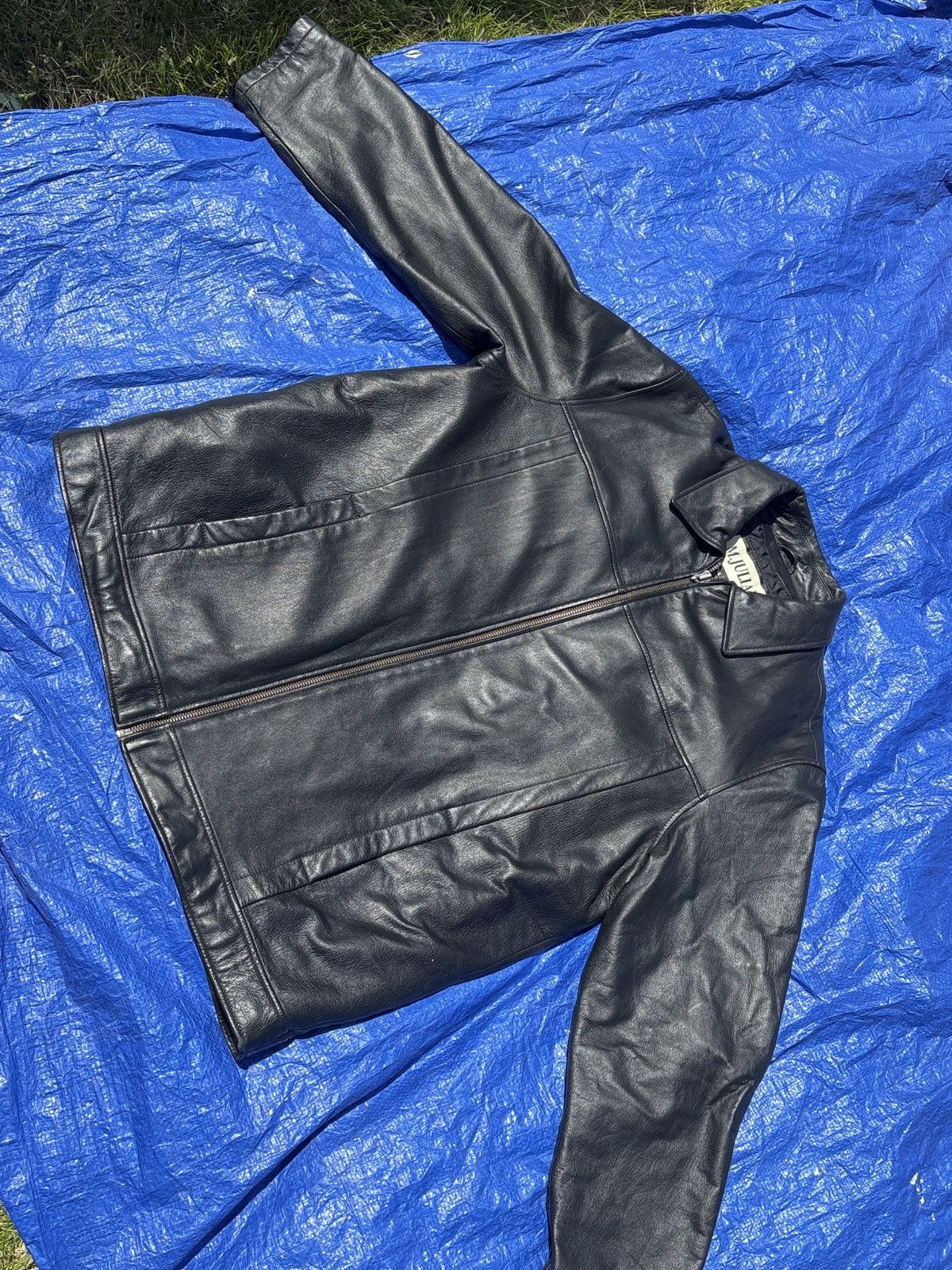 M. Julian M. Julian black leather jacket XL Size US XL / EU 56 / 4 - 1 Thumbnail