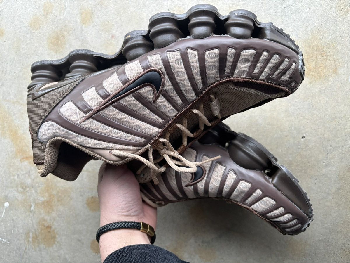 Vintage Deadstock Nike Shox Mocha Brown Air Max Trainers