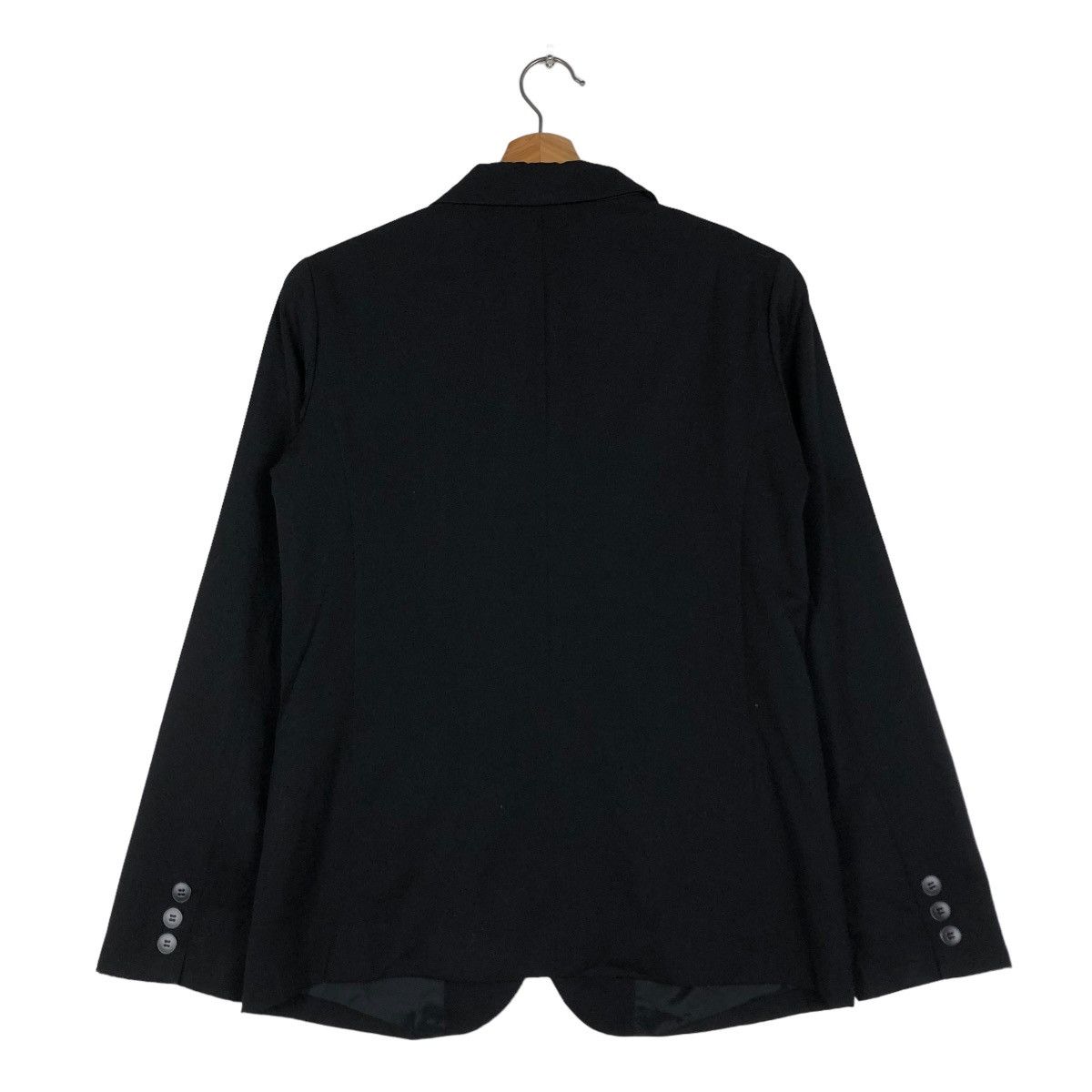 agnes b. RICH BLACK VINTAGE BUTTON JACKET AGNES B. PARIS ISSEY MIYAKE Size US S / EU 44-46 / 1 - 10 Thumbnail