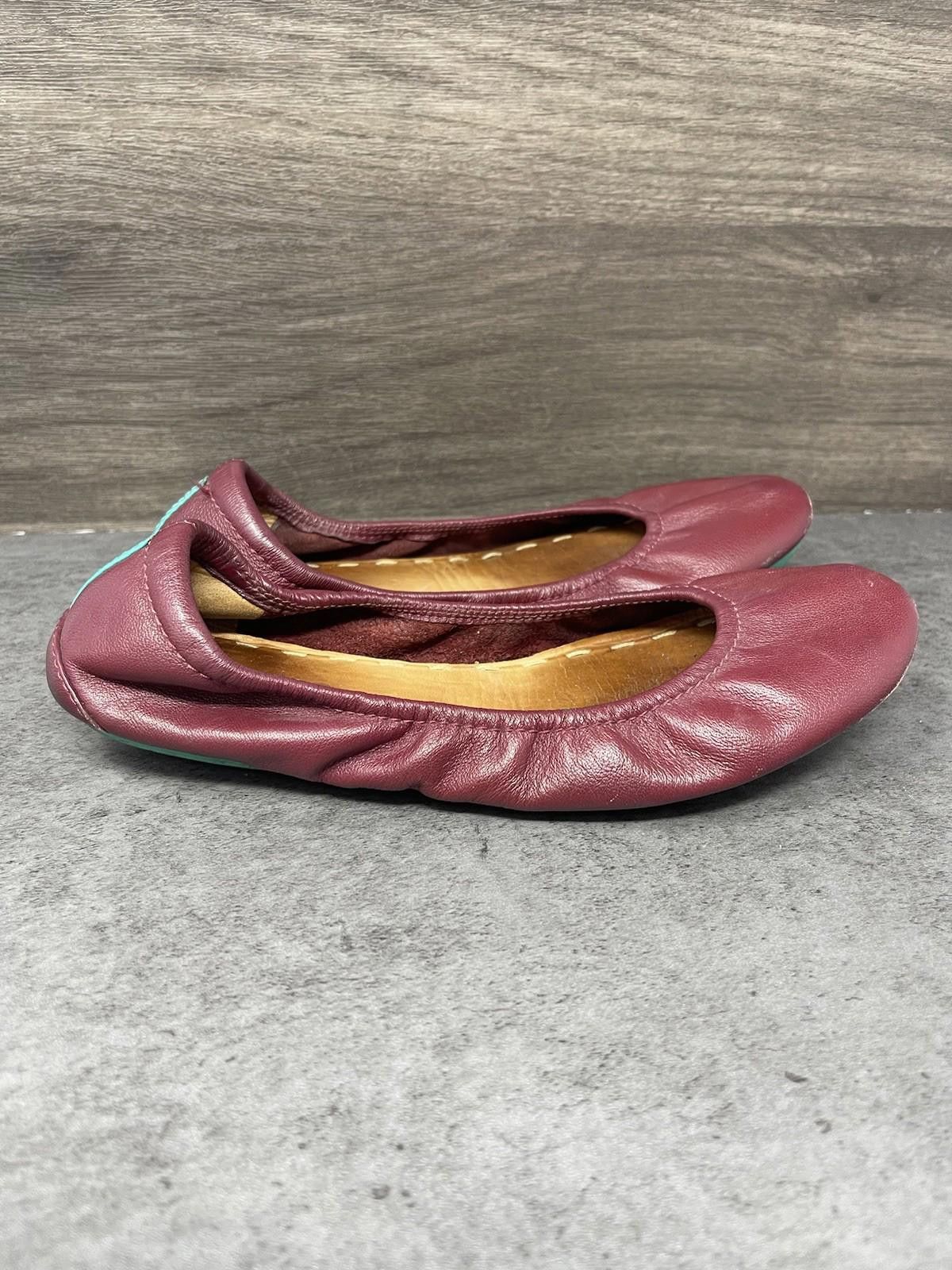 Andrew's Ties Tieks Gavrieli Ballet Flats Womens Size 6 Red Leather Size US 6 / IT 36 - 6 Thumbnail