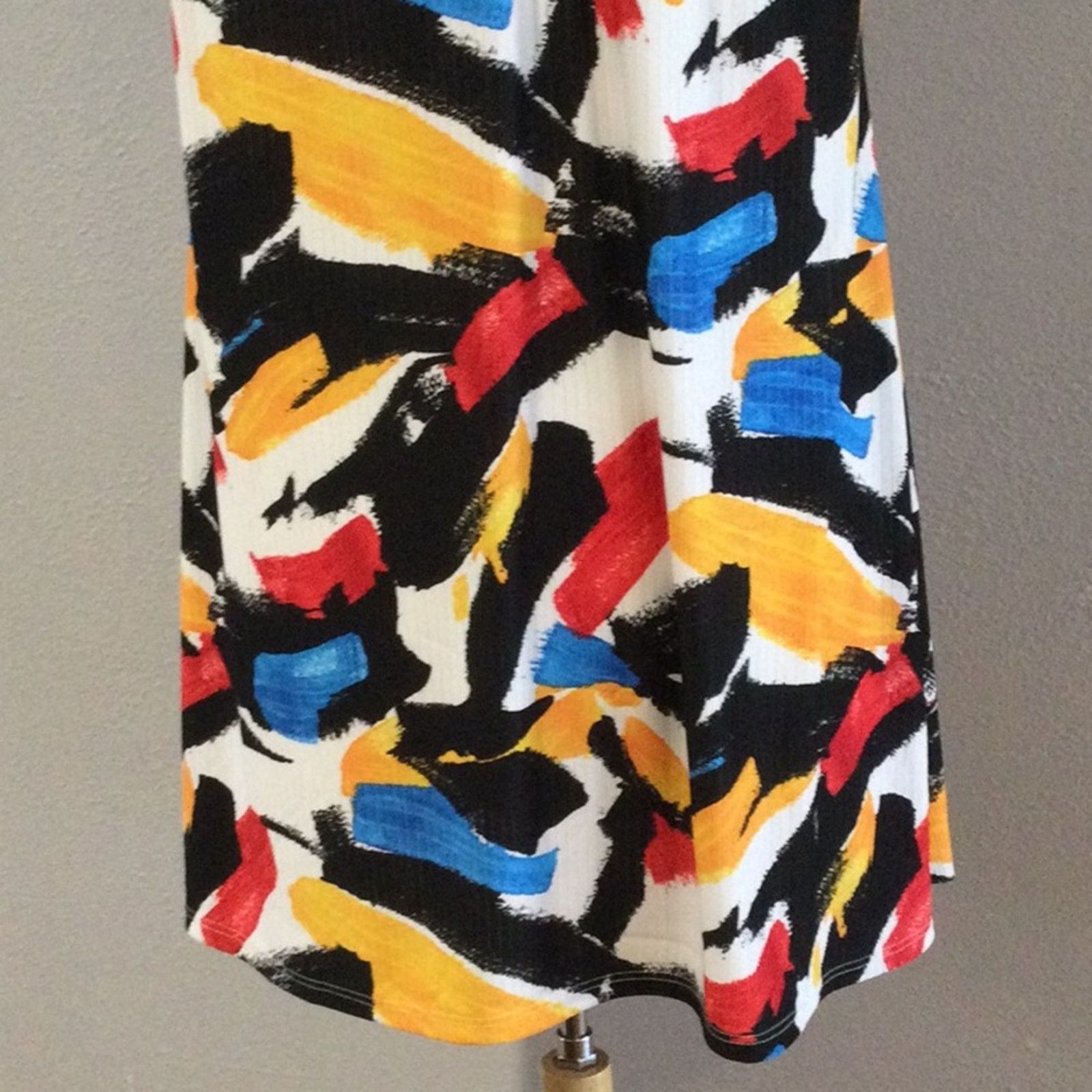 Other Kori Abstract Print Vintage Sleeveless Mini Dress Size L Size L / US 10 / IT 46 - 9 Thumbnail