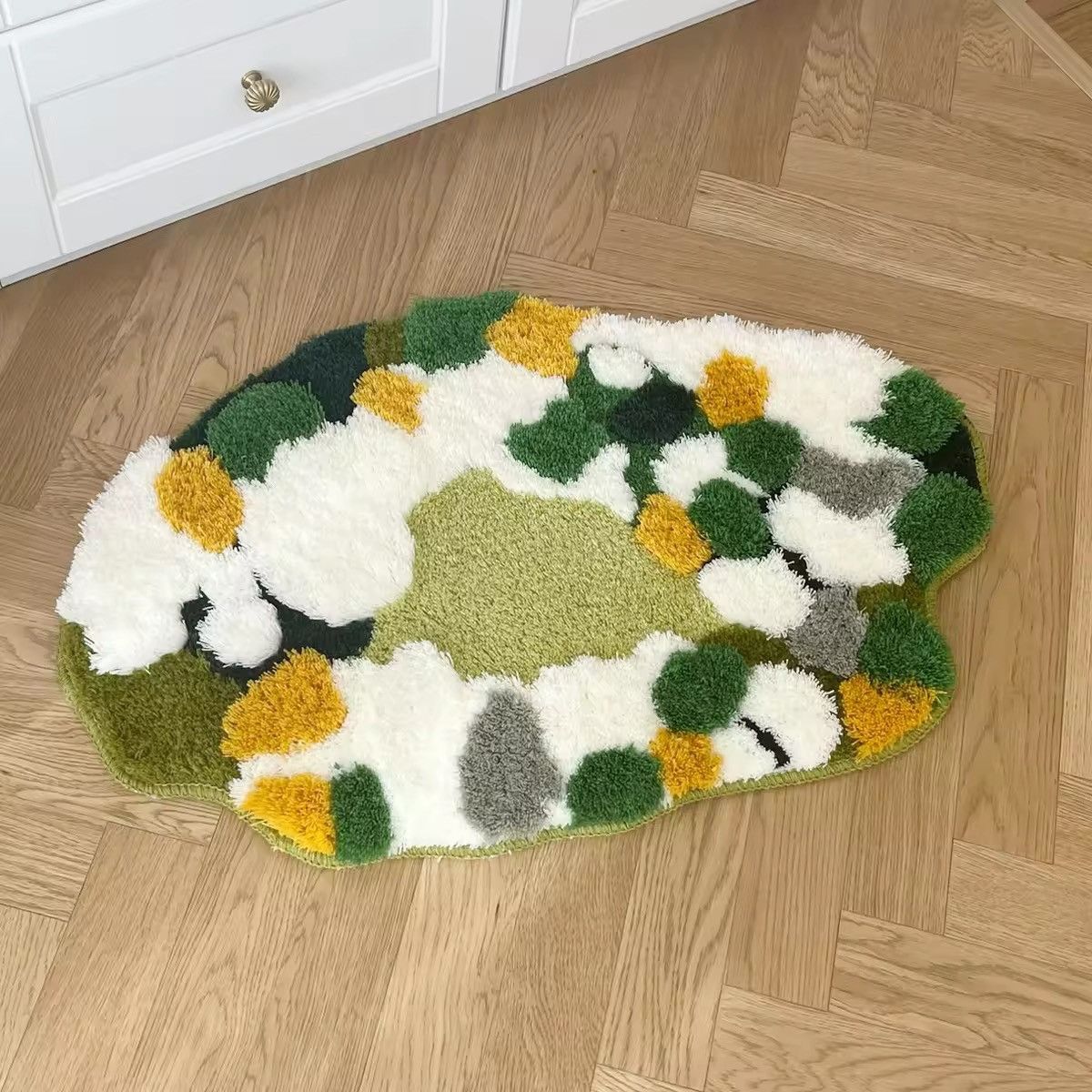 Japanese Brand Floor Green Mat Anti Slip Carpet Size ONE SIZE - 2 Thumbnail