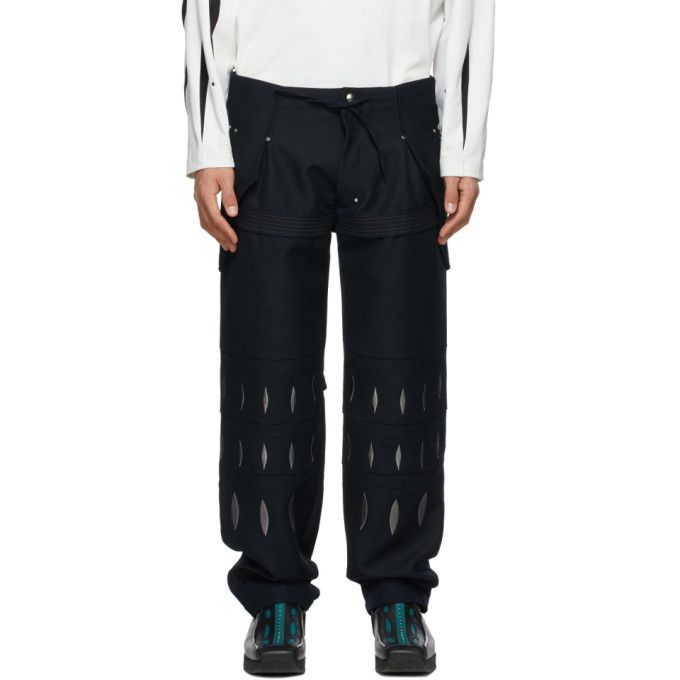 Kiko Kostadinov Arcadia Trousers 00102021 Crow Black Size US 30 / EU 46 - 6 Thumbnail
