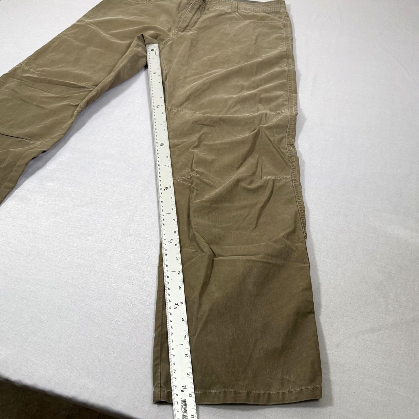 Vintage Kuhl Revolvr Pants Mens 36x32 Brown Straight Fit Lightweight Outdoor Hiking Zipper Fly Cargo Pocket Casual Travel Size US 36 / EU 52 - 3 Thumbnail