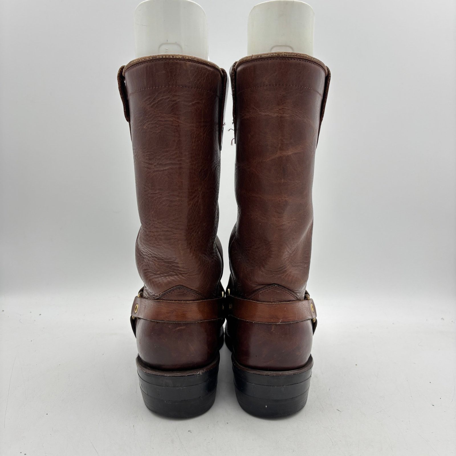 Dayton Boots VTG Dayton Brown Leather Harness Motorcycle Boots Men's 11E Size US 11 / EU 44 - 4 Thumbnail