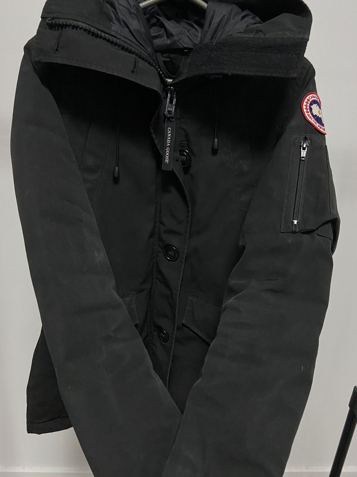 Canada Goose × Vintage Canada goose montebello jacket parka patch small logo womans Size S / US 4 / IT 40 - 11 Thumbnail