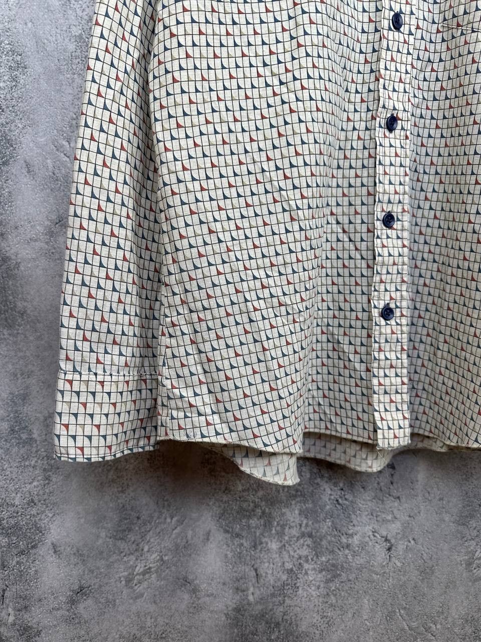 Vintage Vintage 70s H.I.S Retro Western Geometric ButtonUp Shirt LS Size US XL / EU 56 / 4 - 6 Thumbnail