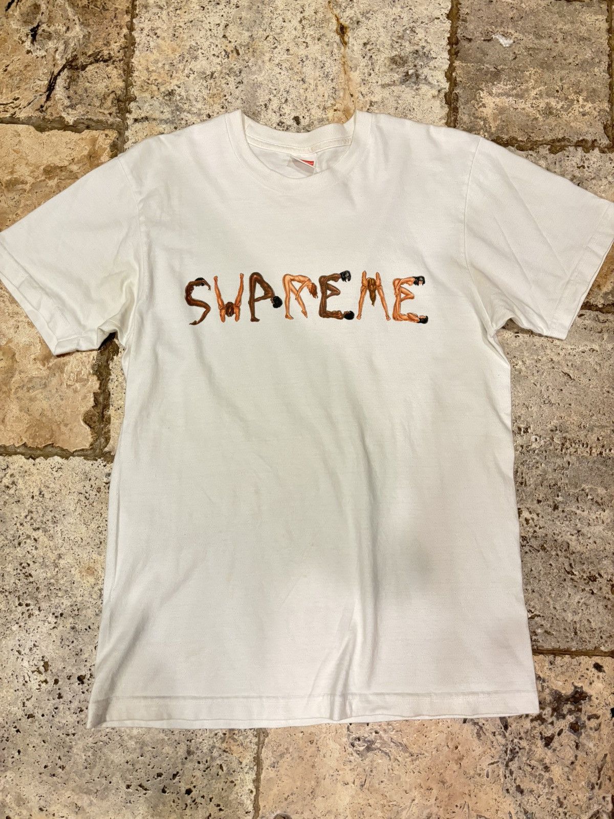 Supreme Supreme tee 2012 sex machine tee | Grailed