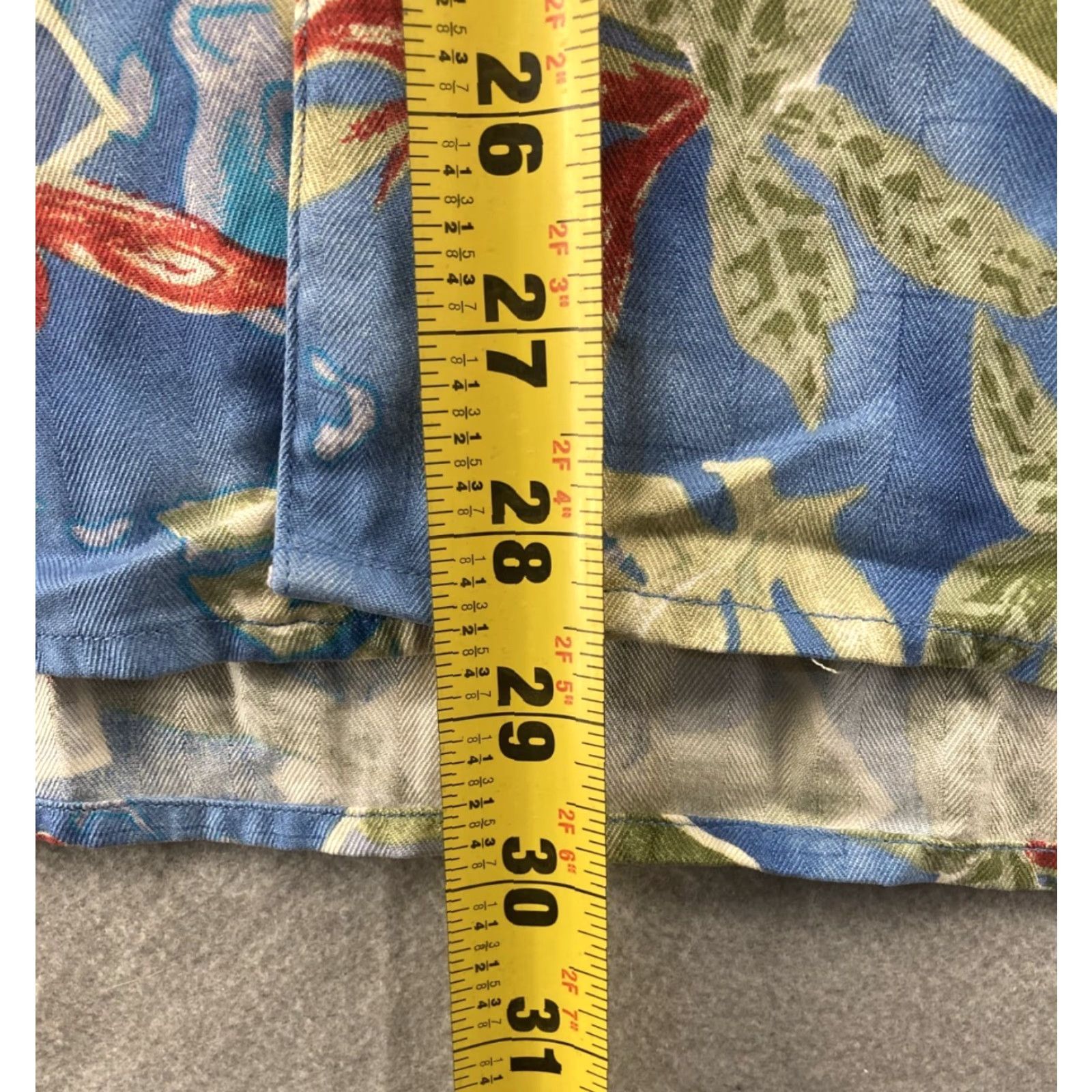 Jos. A. Bank VINTAGE Jos A Bank Silk Hawaiian Shirt Mens L Short Sleeve Tropical Palm Trees Blue 90s Summer Size US L / EU 52-54 / 3 - 4 Thumbnail