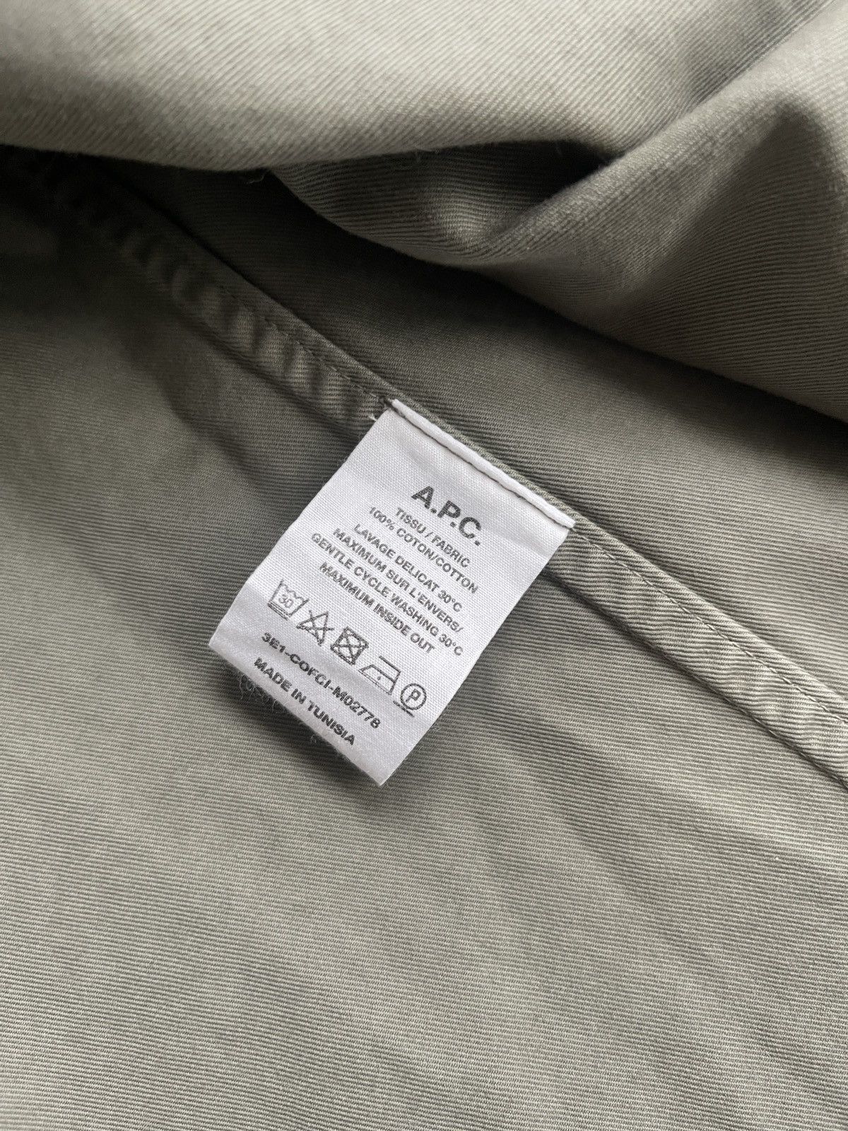 A.P.C. A.P.C. Khaki Mainline Shirt - Military Fatigue Inspired Size US M / EU 48-50 / 2 - 8 Thumbnail