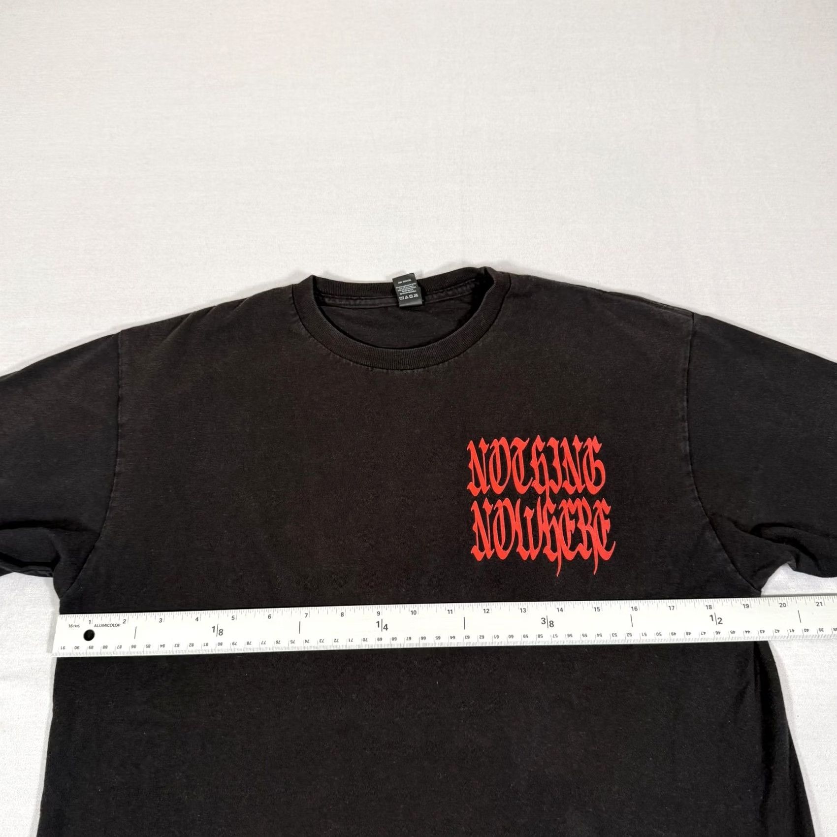 Tultex Nothing Nowhere Shirt Mens M Black Emo Rap Band Music Concert Tour Tee Size US M / EU 48-50 / 2 - 7 Thumbnail