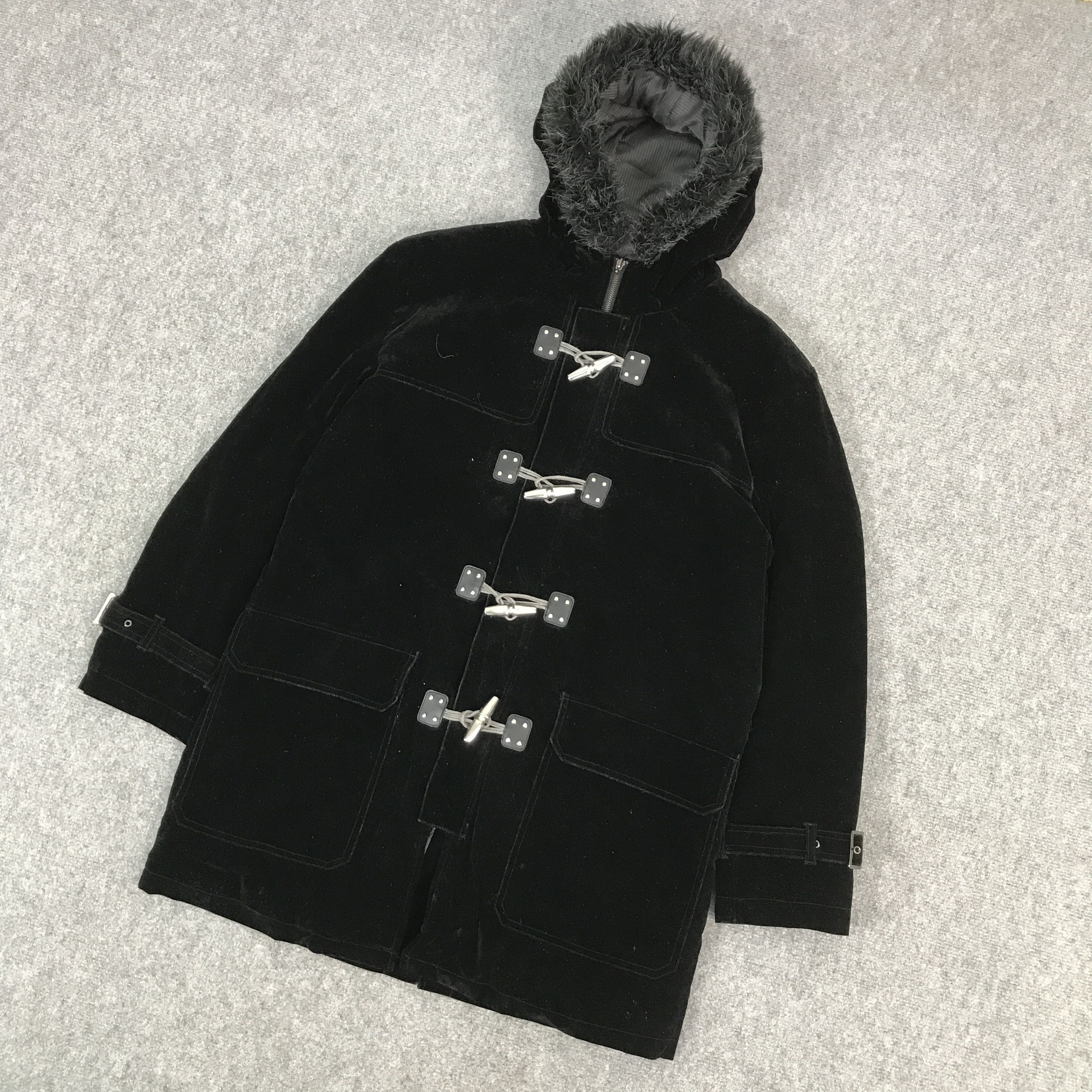 If Six Was Nine × Japanese Brand × Le Grande Bleu (L.G.B.) FUR HOODIES BAREBACK REALDRESS VELVET DESIGN JACKET Size US L / EU 52-54 / 3 - 5 Thumbnail