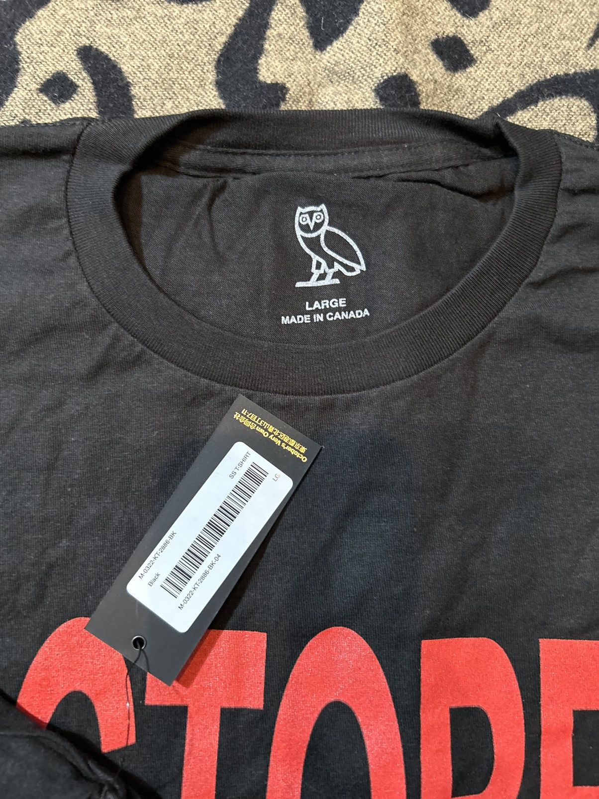 October's Very Own 2022 OVOFest Exclusive Ovo World Tshirt Size US L / EU 52-54 / 3 - 3 Thumbnail
