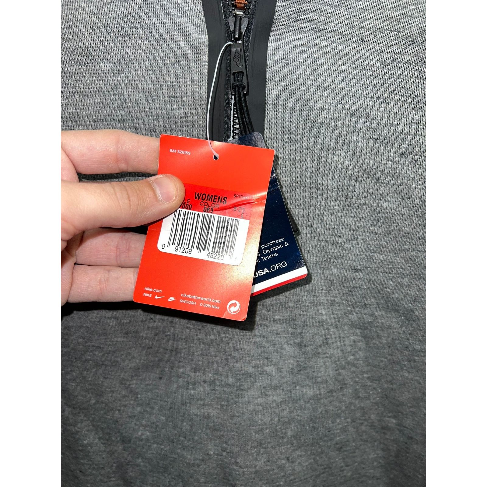 Vintage Nike Womens Tech Fleece Olympic Crew Team Sweatshirt NWT Size L / US 10 / IT 46 - 8 Thumbnail